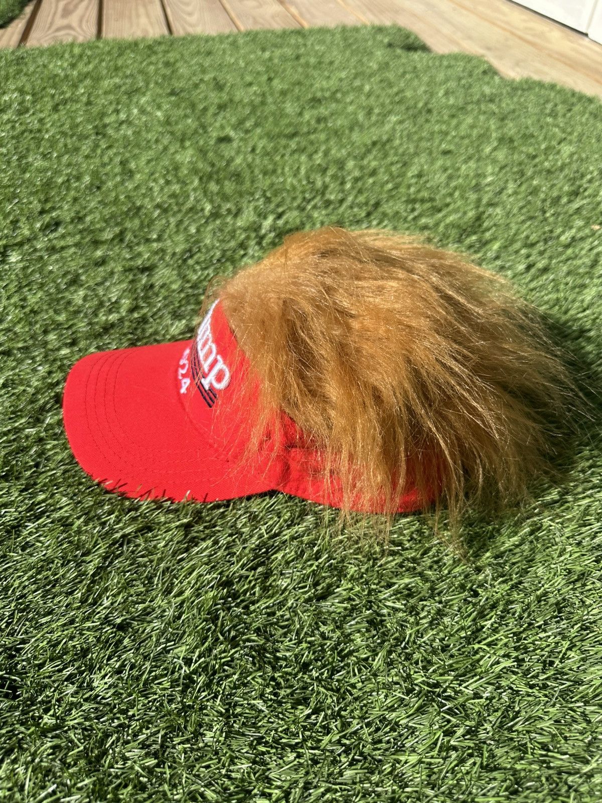 Other Donald Trump 2024 Maga Hair Hat Adjustable Size ONE SIZE - 2 Thumbnail