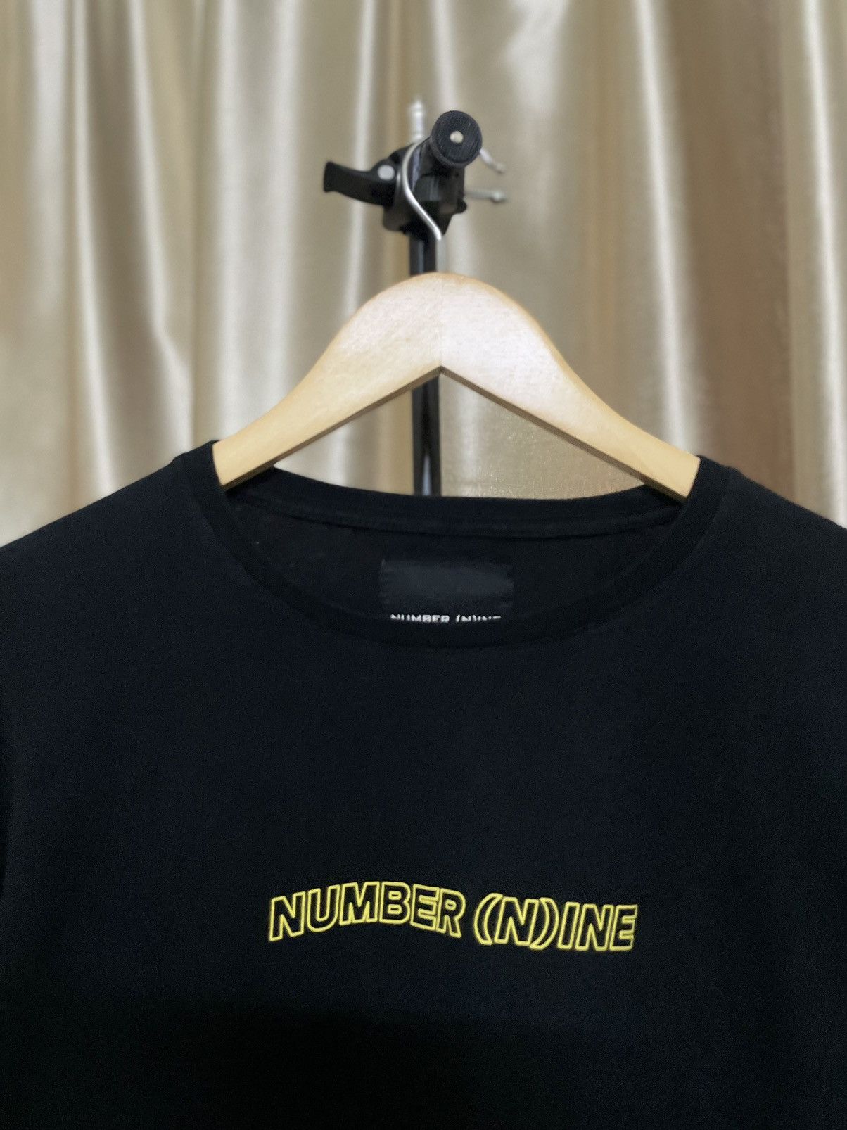 Japanese Brand × Number (N)ine NUMBER(N)INE CENTER LOGO LONG SLEEVE TEE Size US L / EU 52-54 / 3 - 5 Thumbnail