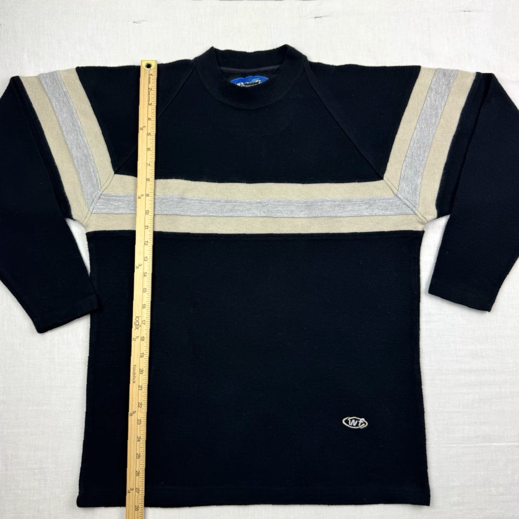 Vintage VINTAGE Wear First Long Sleeve Shirt Adult Medium Black Hipster Grunge Y2K Mens Size US M / EU 48-50 / 2 - 7 Thumbnail