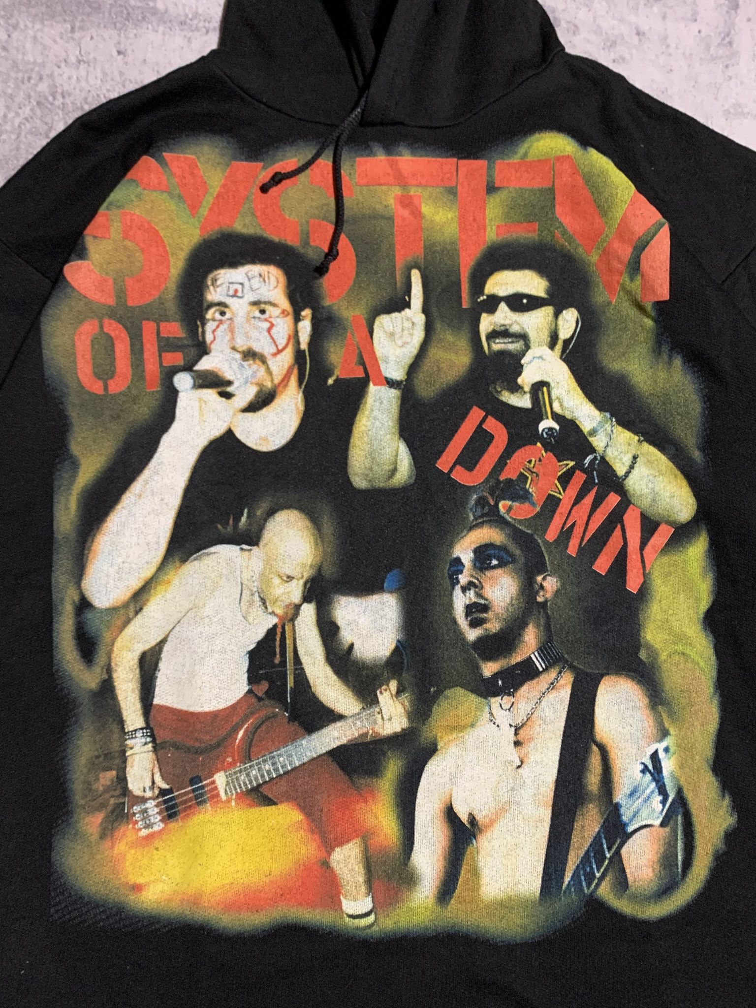 Vintage Vintage AOP SYSTEM OF A DOWN TOXICITY Hoodie Size M Size US M / EU 48-50 / 2 - 4 Thumbnail