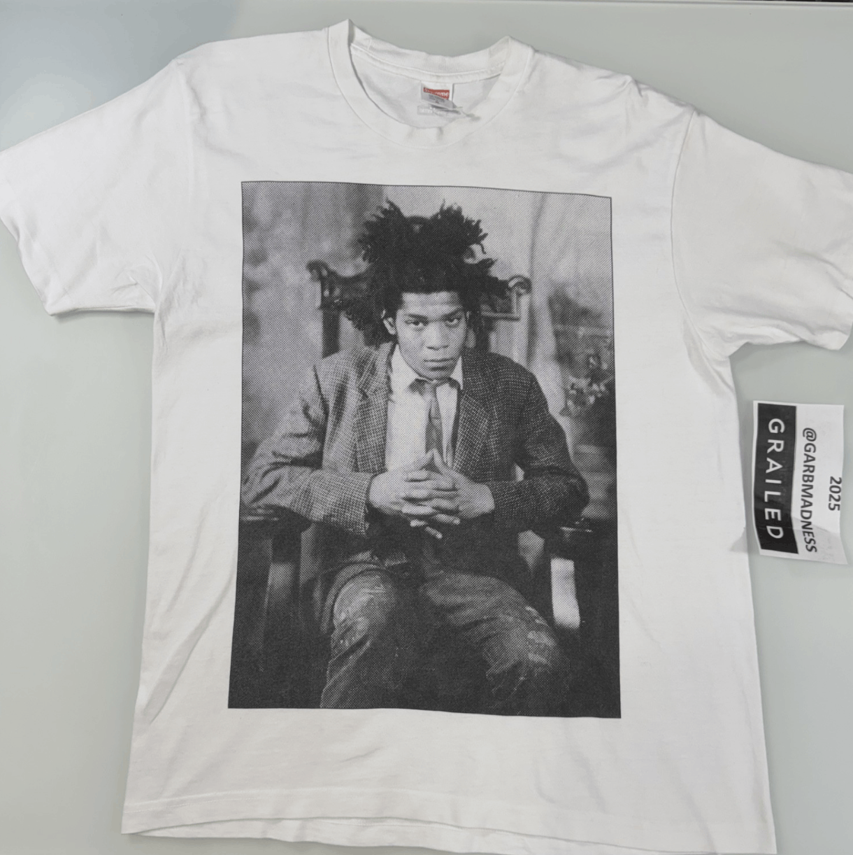Supreme 2013 Supreme Jean Michel Basquiat Tee White Sz XL Size US XL / EU 56 / 4 - 3 Thumbnail