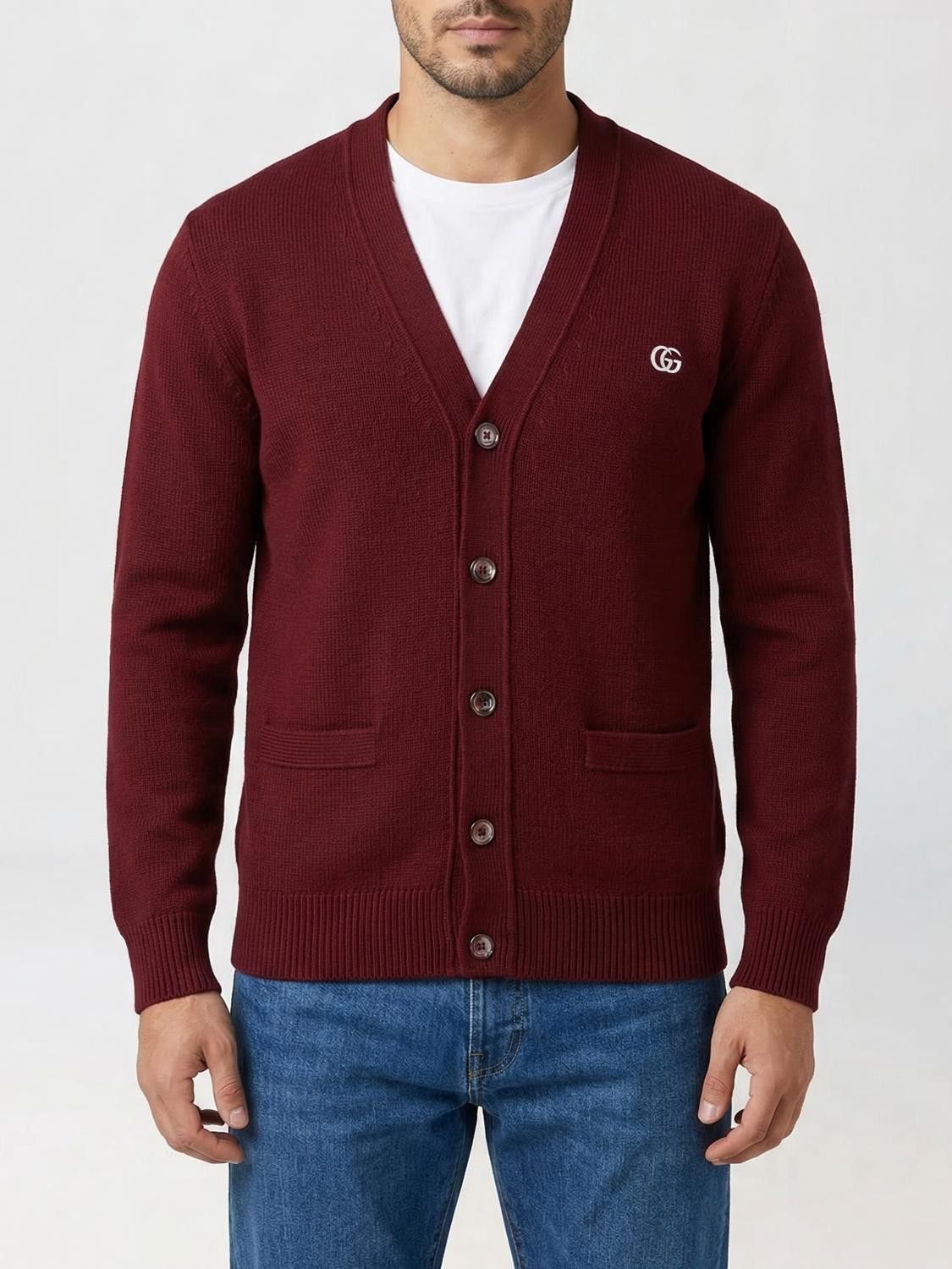 Gucci Gucci Sweater Men Red Size US L / EU 52-54 / 3 - 1 Thumbnail