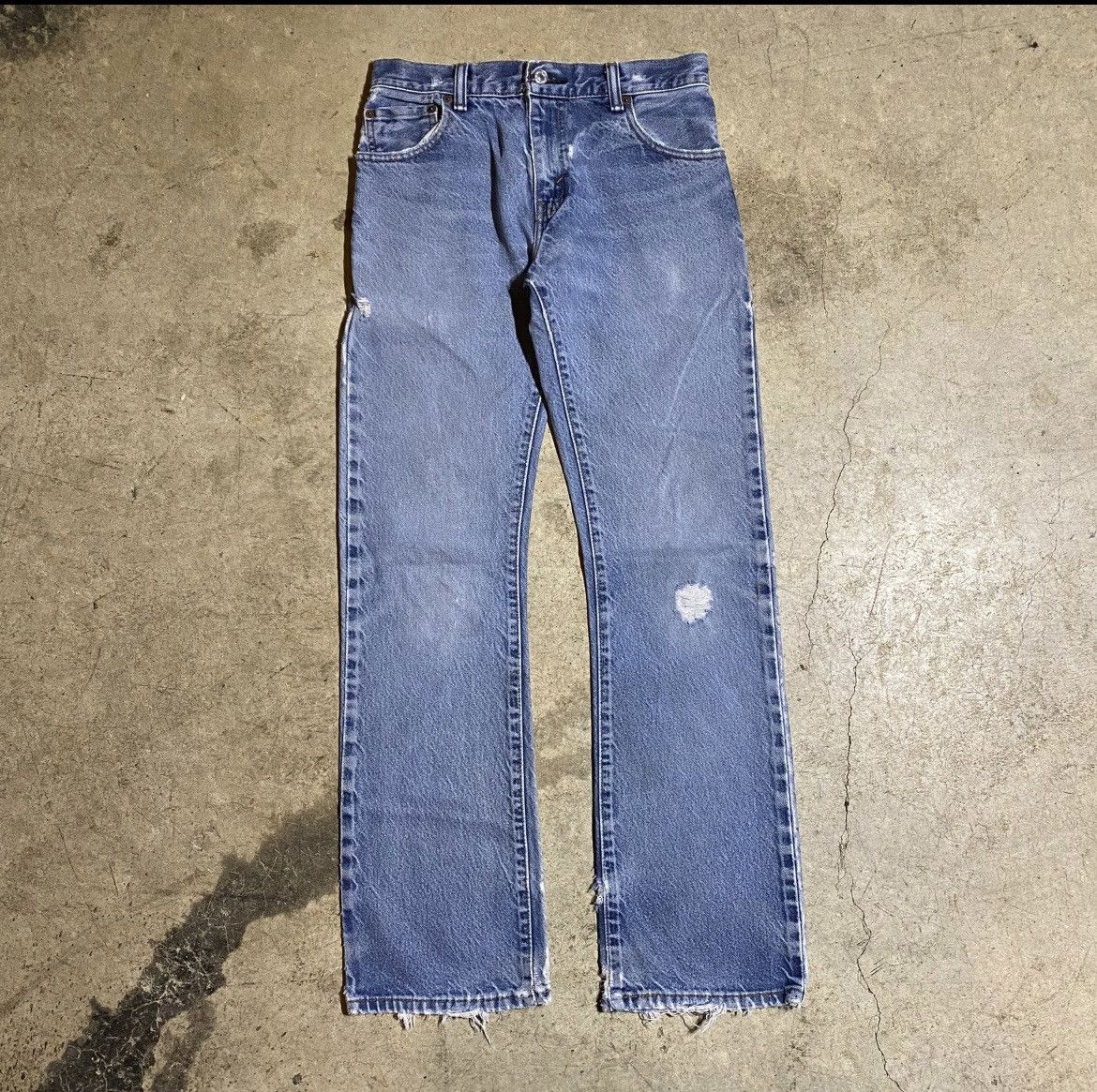 Levi's × Vintage 2000s Light Wash Levi 517 Flares Size US 28 / EU 44 - 1 Thumbnail
