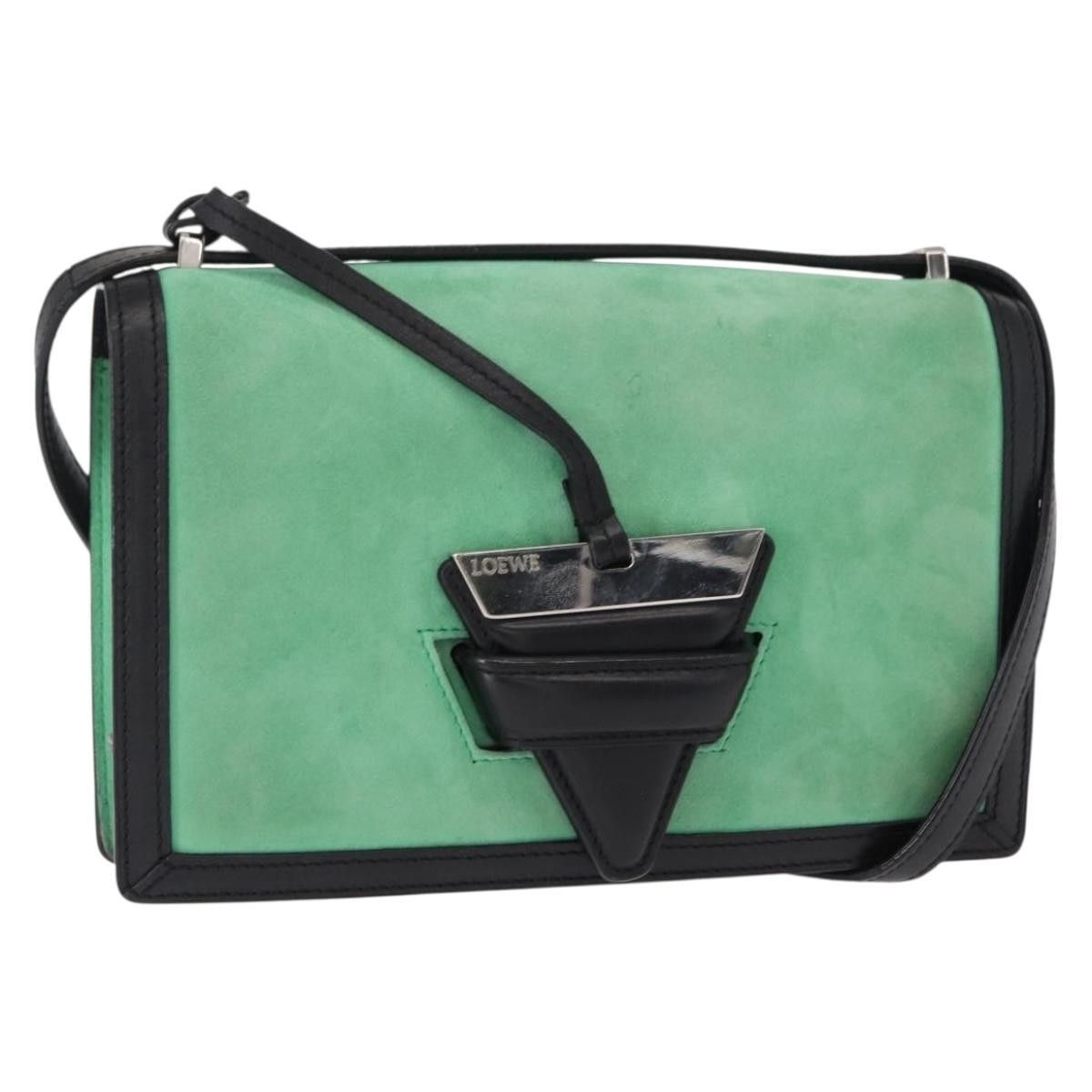 Loewe Loewe Barcelona Shoulder Bag Suede with Leather Size ONE SIZE - 1 Thumbnail