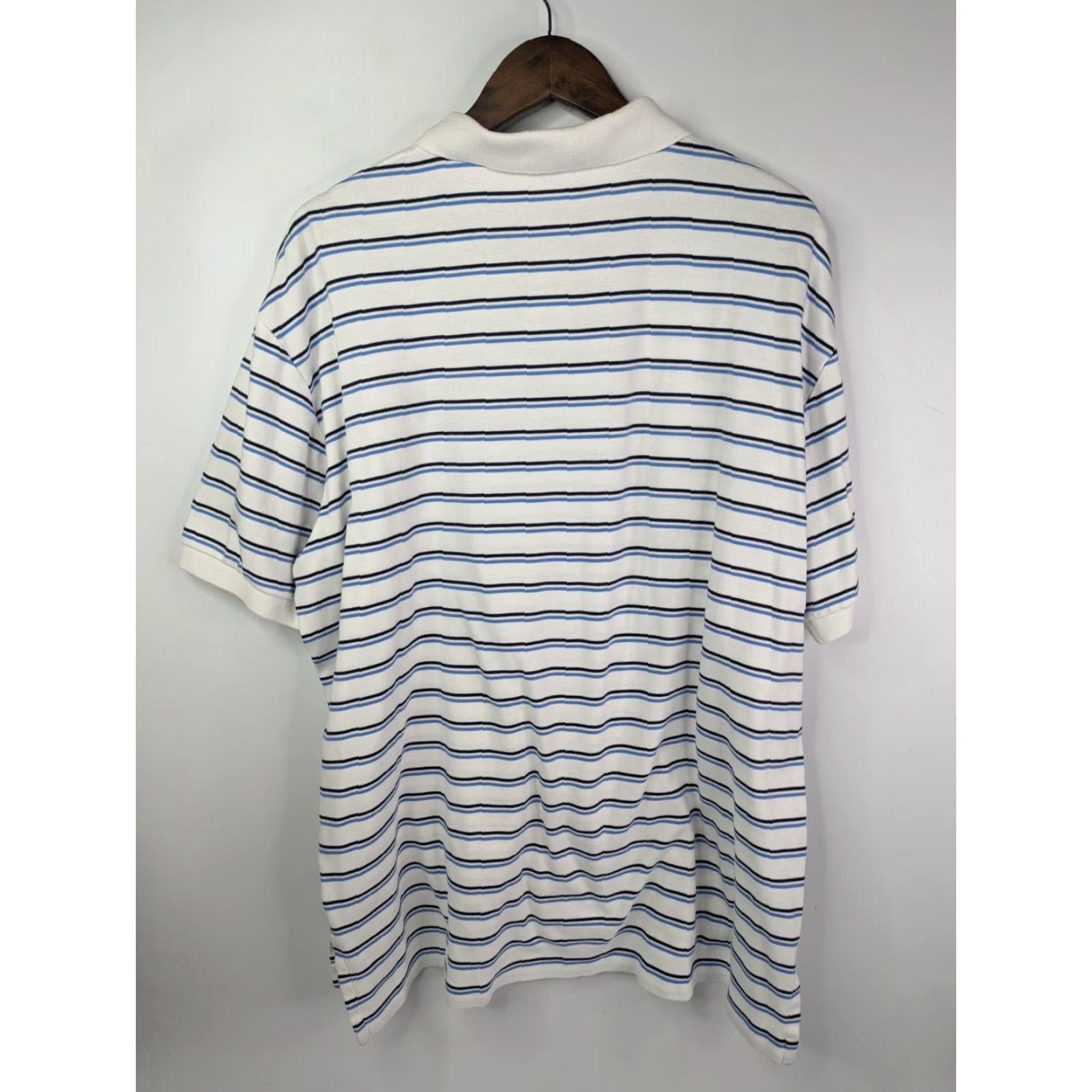 Polo Ralph Lauren VINTAGE Polo Ralph Lauren Short Sleeve Polo Men 2XL Blue White Striped Pony Shirt Size US XXL / EU 58 / 5 - 6 Thumbnail