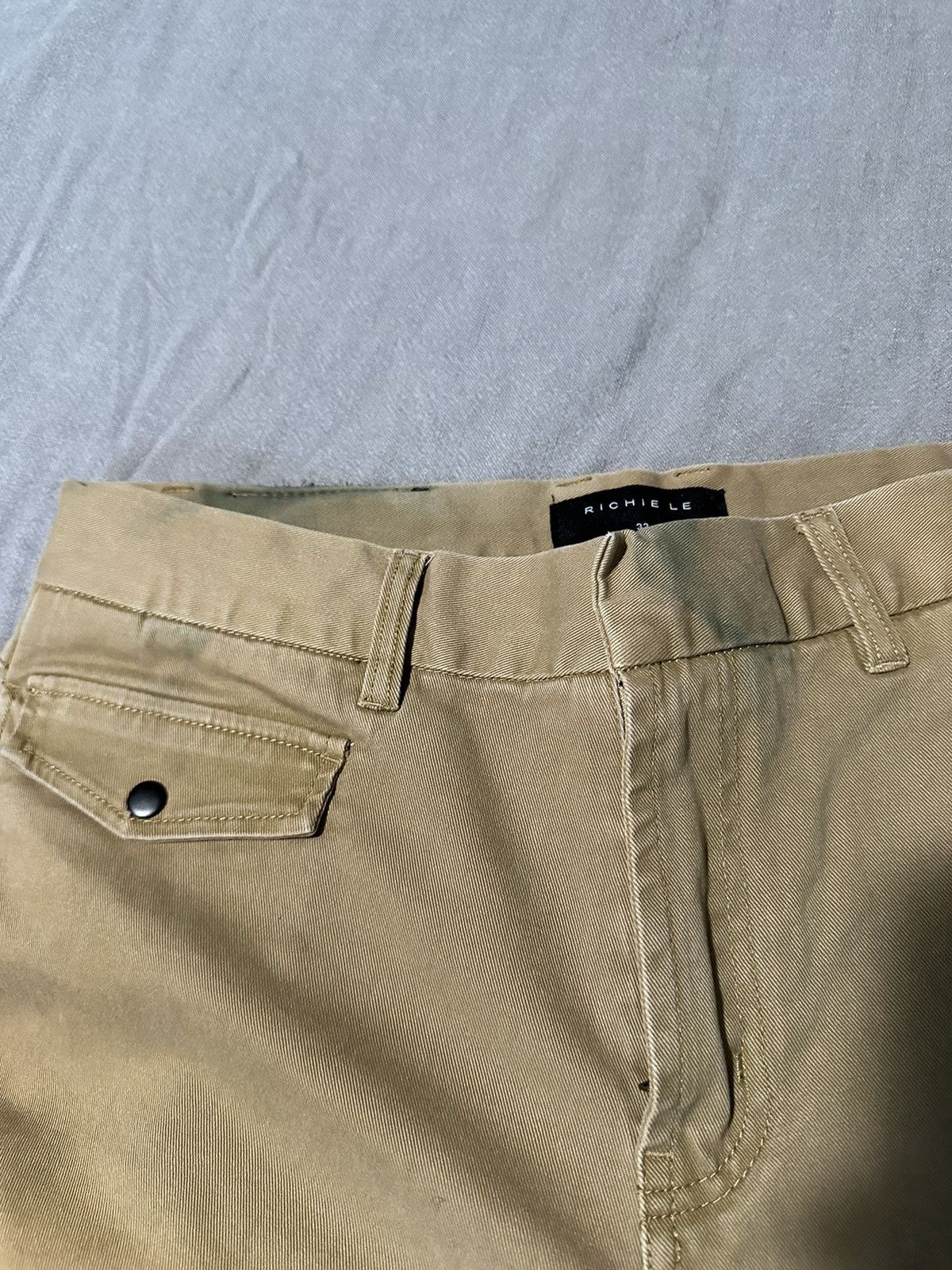 Richie Le Collection Richie Le Khaki Carpenter Pants Size US 32 / EU 48 - 2 Thumbnail