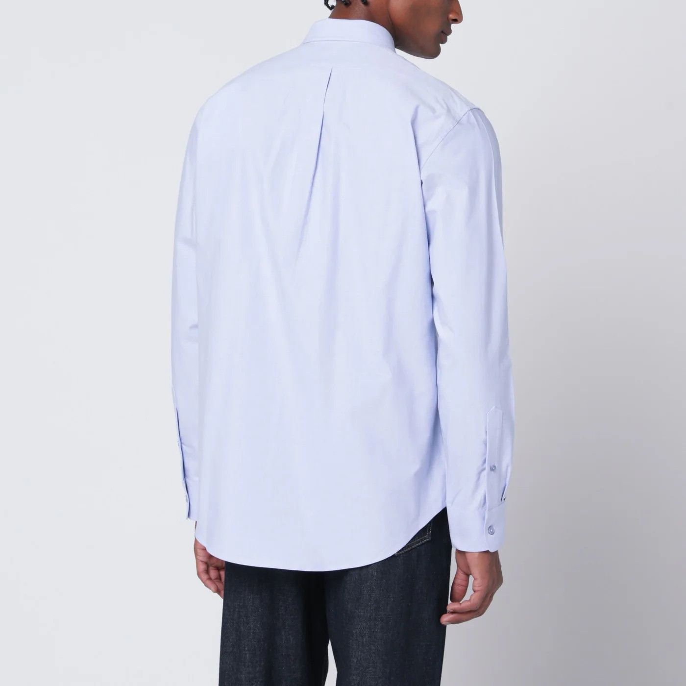 Givenchy o1d2blof0426 Cotton Button Down Shirt in Light Blue Size US L / EU 52-54 / 3 - 2 Thumbnail