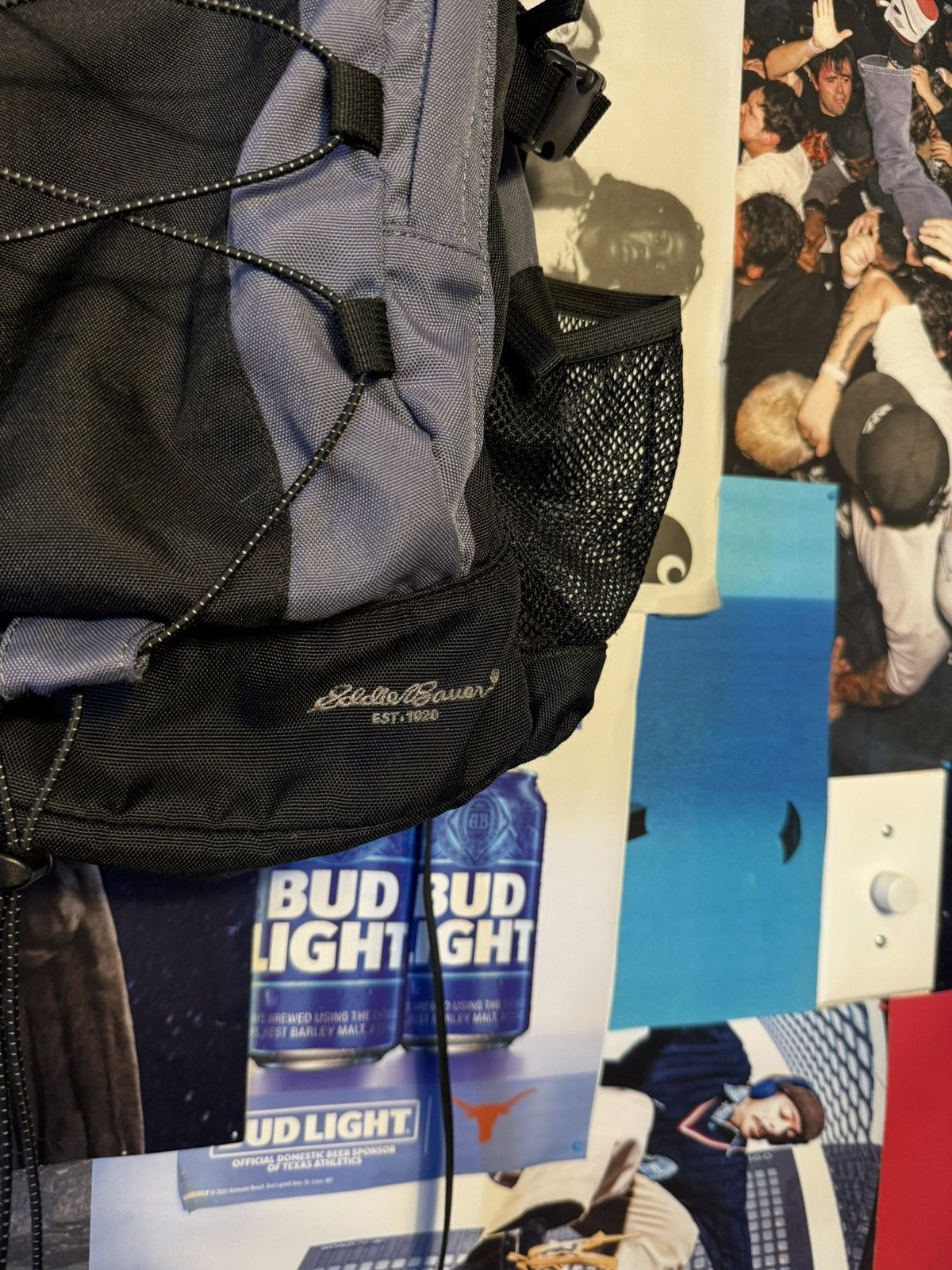 Eddie Bauer Vintage Eddie Bauer Stealth 25L Hiking Backpack Fall 2007 Blue Black Grey Size ONE SIZE - 1 Thumbnail