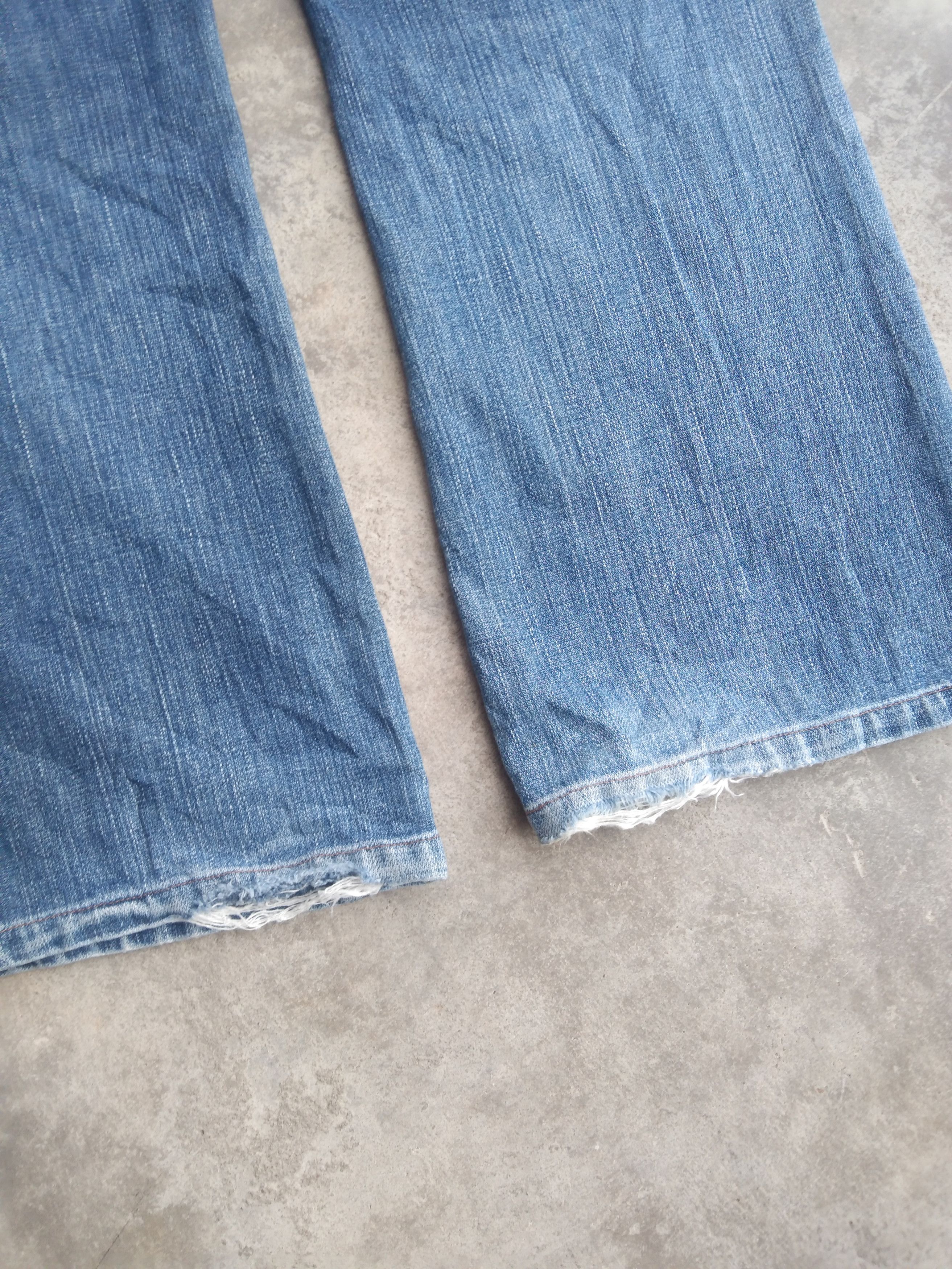 Japanese Brand 90s Vintage Flared Wrangler Boot Cut Jeans 30x30 Size US 30 / EU 46 - 5 Thumbnail