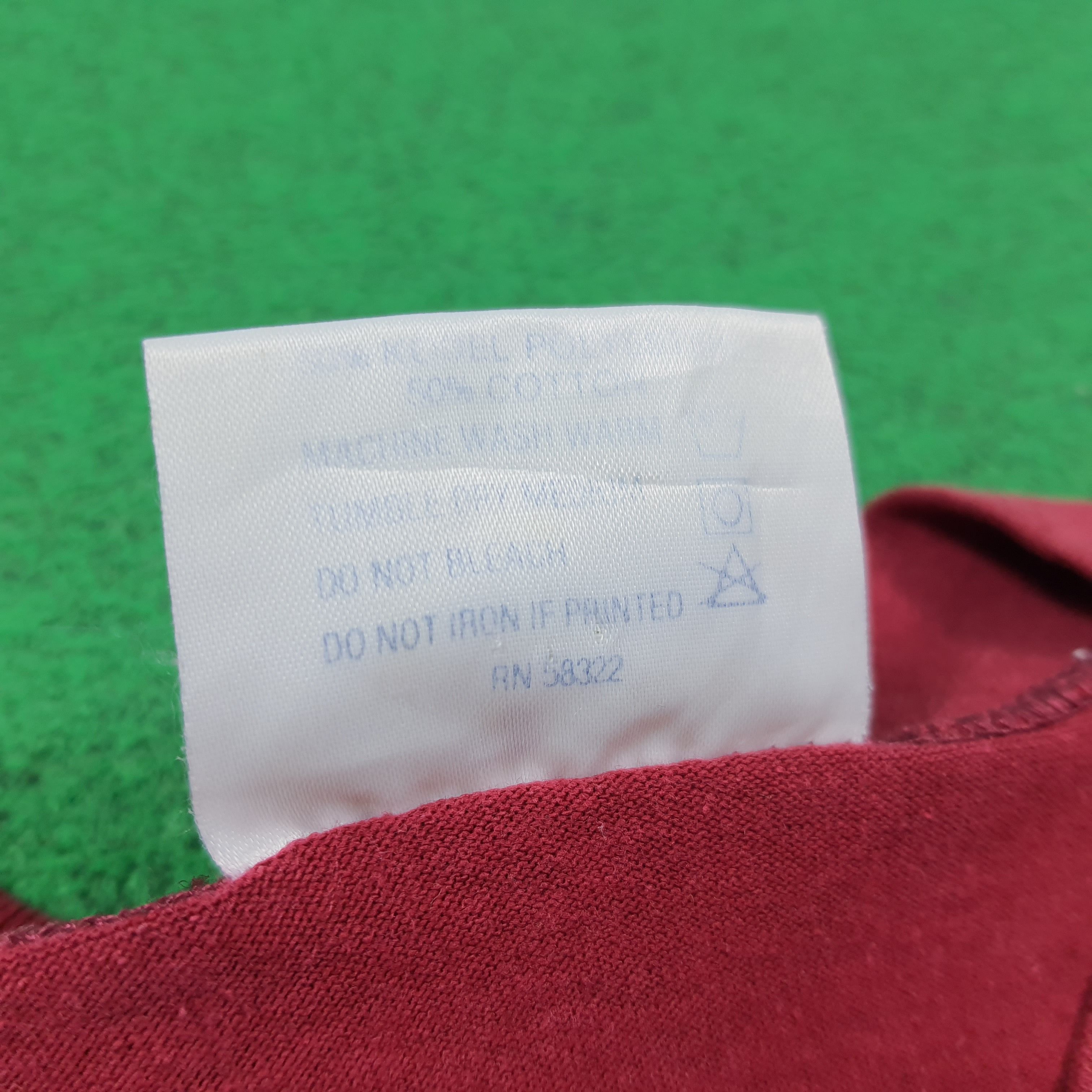 Vintage Vtg 90s Alabama Crimson Tide Tshirt Single Stitch C285N45 Size US L / EU 52-54 / 3 - 6 Thumbnail