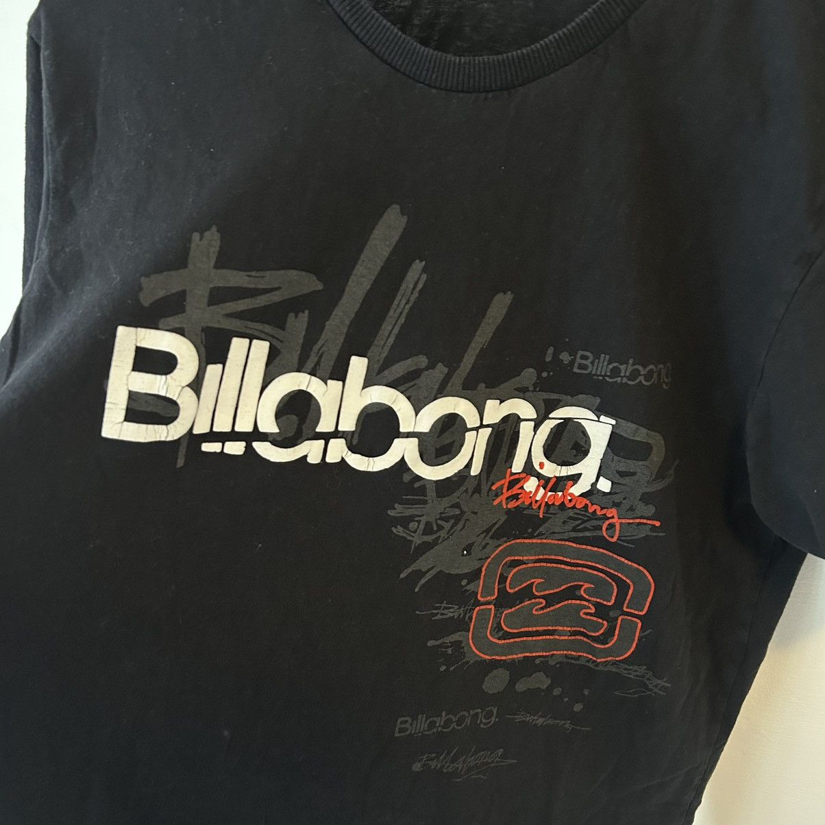 Billabong × Vintage Y2K Billabong t-shirt black skate surf Size US M / EU 48-50 / 2 - 3 Thumbnail