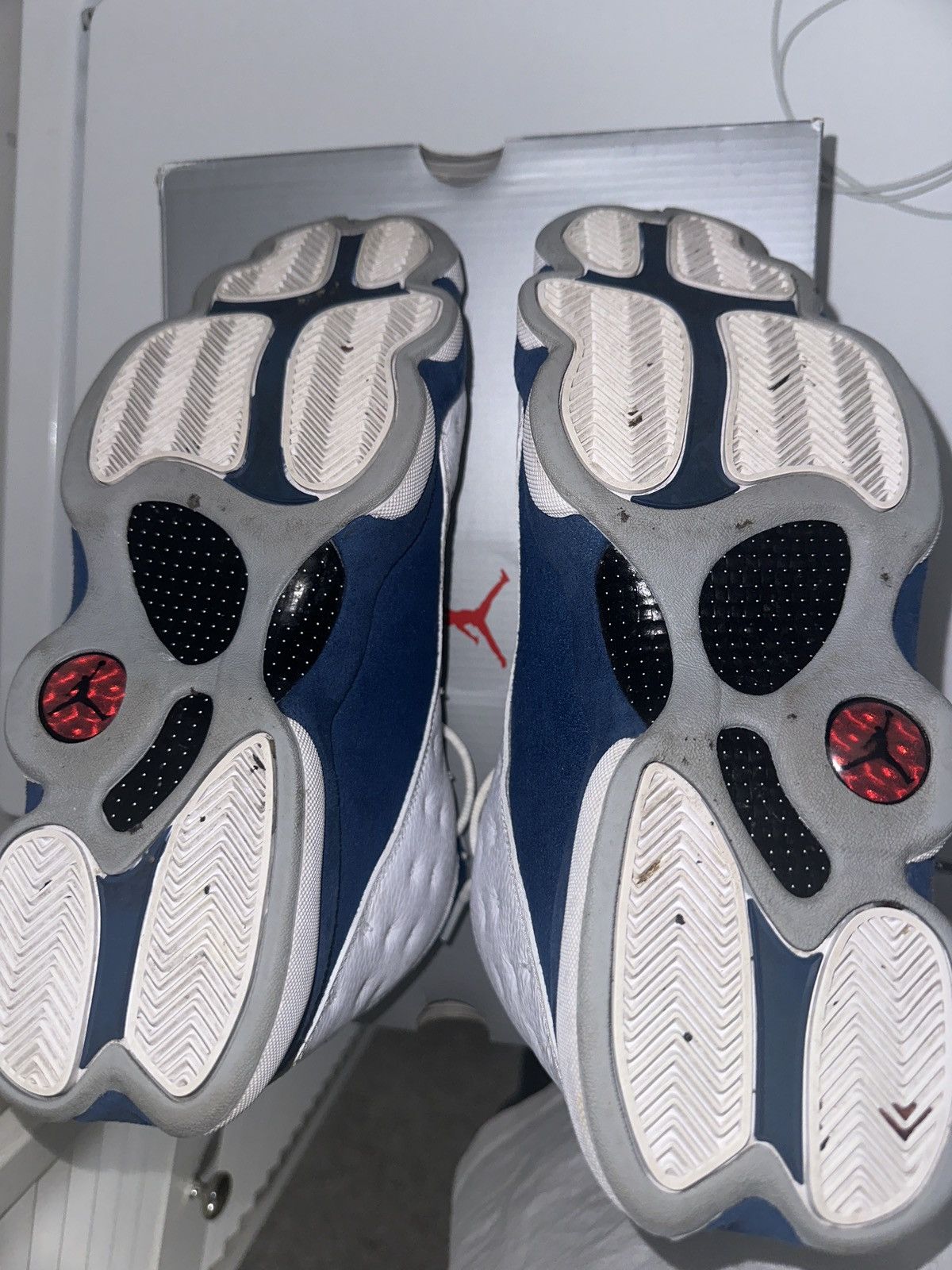 Jordan Brand × Nike × Vintage White/Red/French Blue 13s Size US 11 / EU 44 - 7 Thumbnail