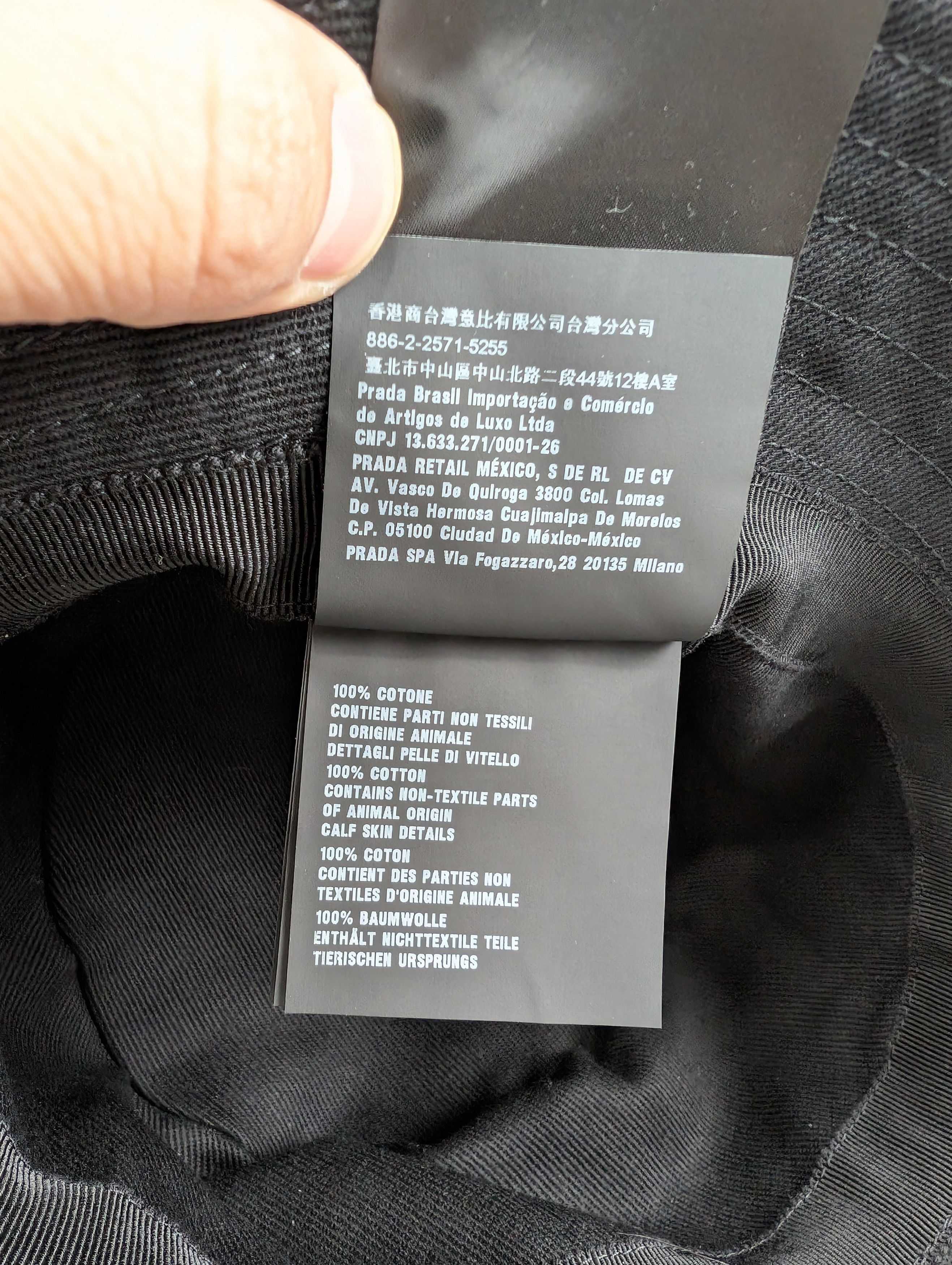 Prada o1rshd1 Size: M / Bucket Hat / Cap in Nero Size ONE SIZE - 12 Thumbnail