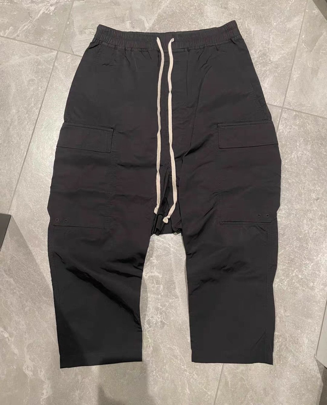 Rick Owens Rick Owens ro classic cropped pants frock style drop crotch Size US 32 / EU 48 - 1 Thumbnail