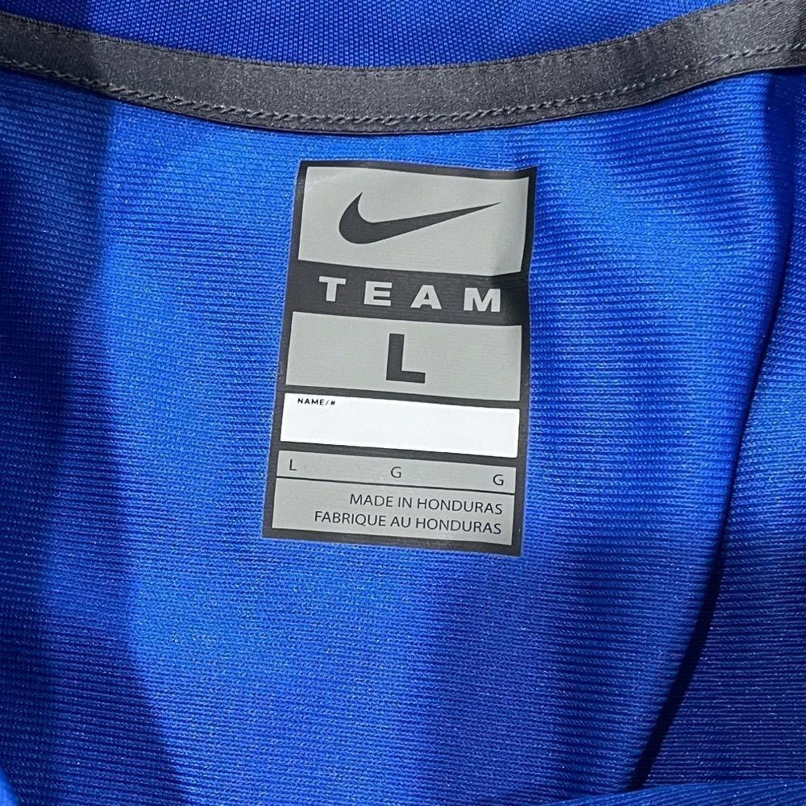 Nike NWOT Nike Team Jersey Short Sleeve V-Neck Blue Large Size US L / EU 52-54 / 3 - 4 Thumbnail