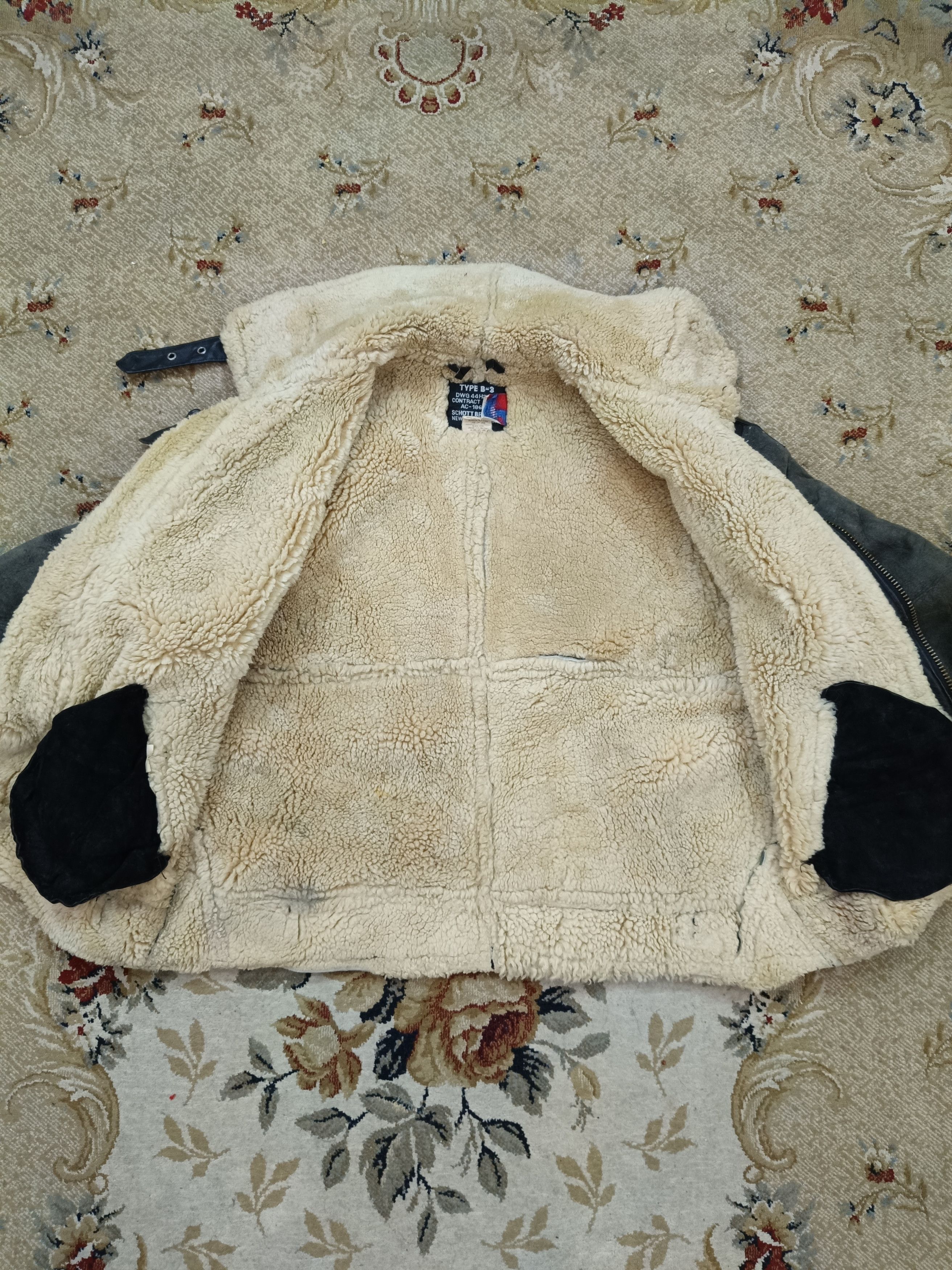 Schott Schott Sheepskin B3 Classic Design Size US M / EU 48-50 / 2 - 19 Thumbnail