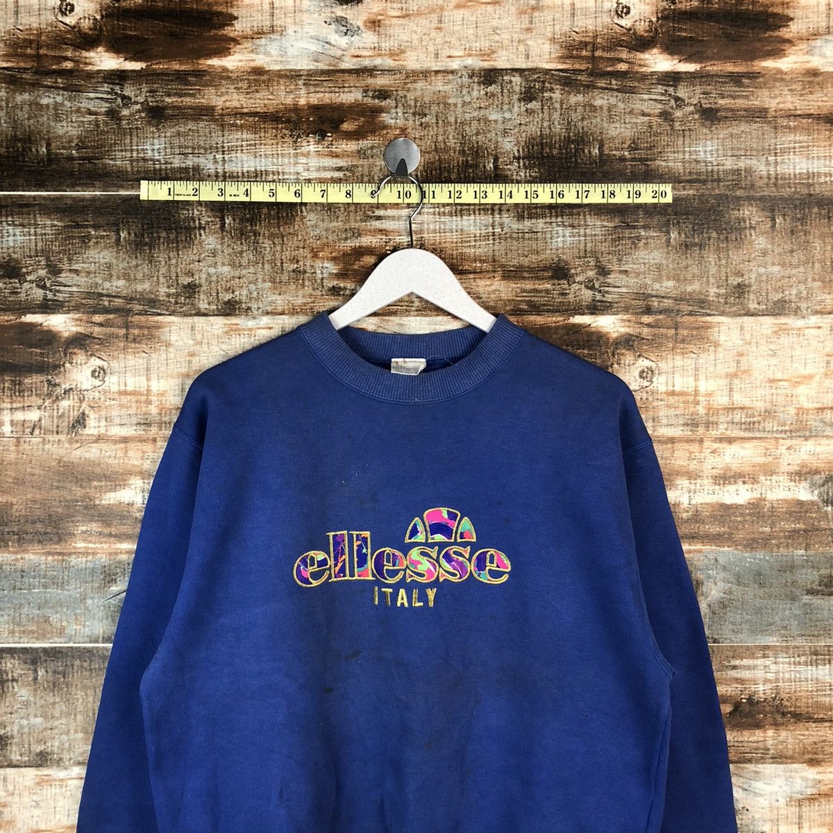 Ellesse Ellese Italy Blue vintage Sweatshirt #A1387 Size US S / EU 44-46 / 1 - 2 Thumbnail
