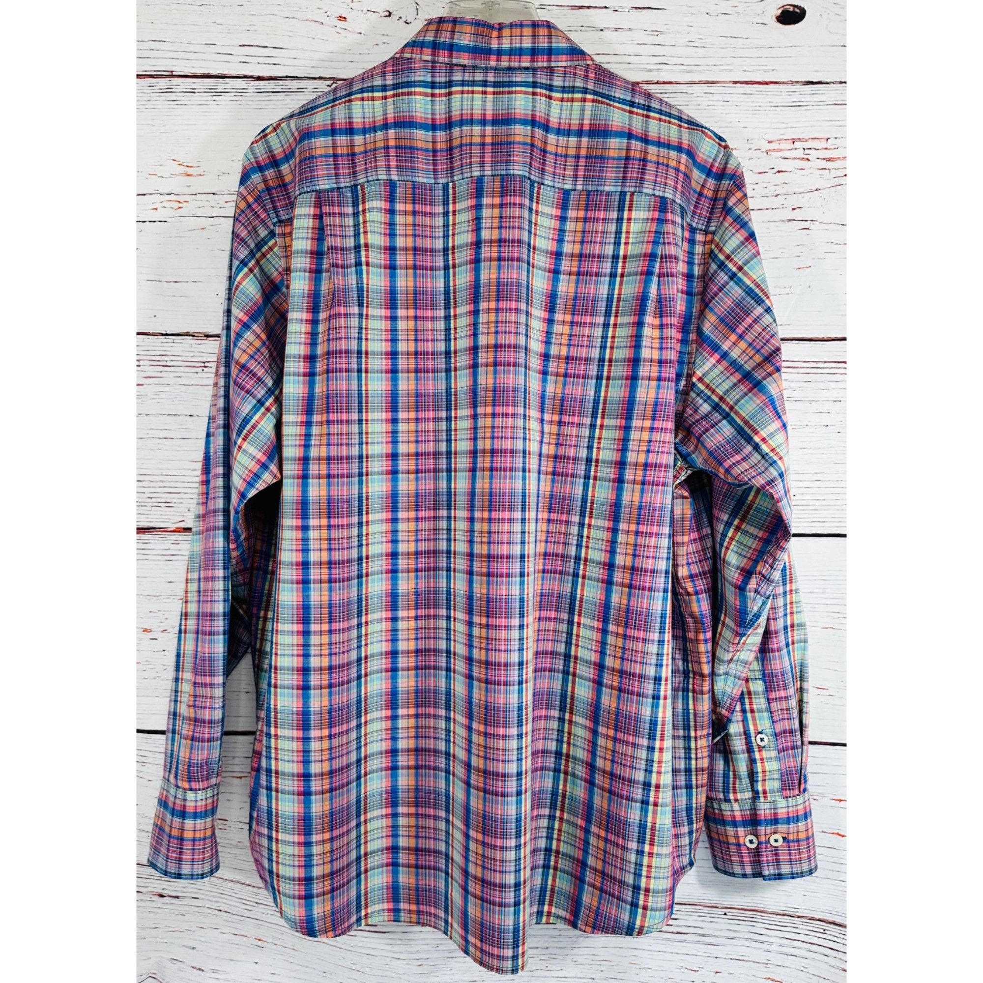 Tommy Bahama Tommy Bahama Sarasota Stretch Multicolor Plaid Long Sleeve B Size US L / EU 52-54 / 3 - 14 Thumbnail