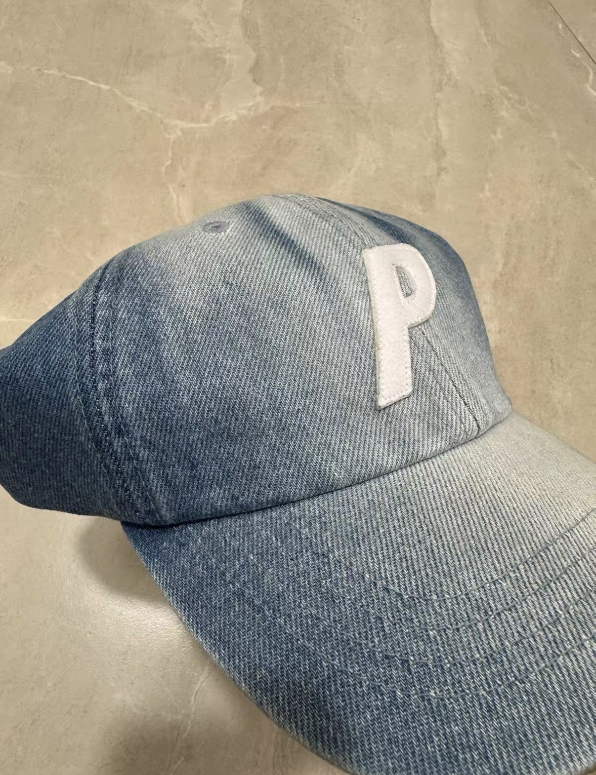 Palace Palace DENIM P 6-PANEL STONE WASH Hat J34 Size ONE SIZE - 2 Thumbnail
