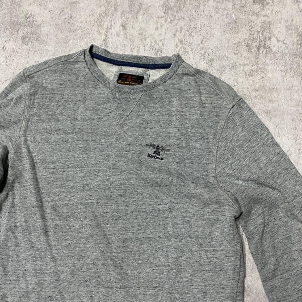 Barbour Grey Barbour sweatshirt with embroidered logo Size US M / EU 48-50 / 2 - 2 Thumbnail