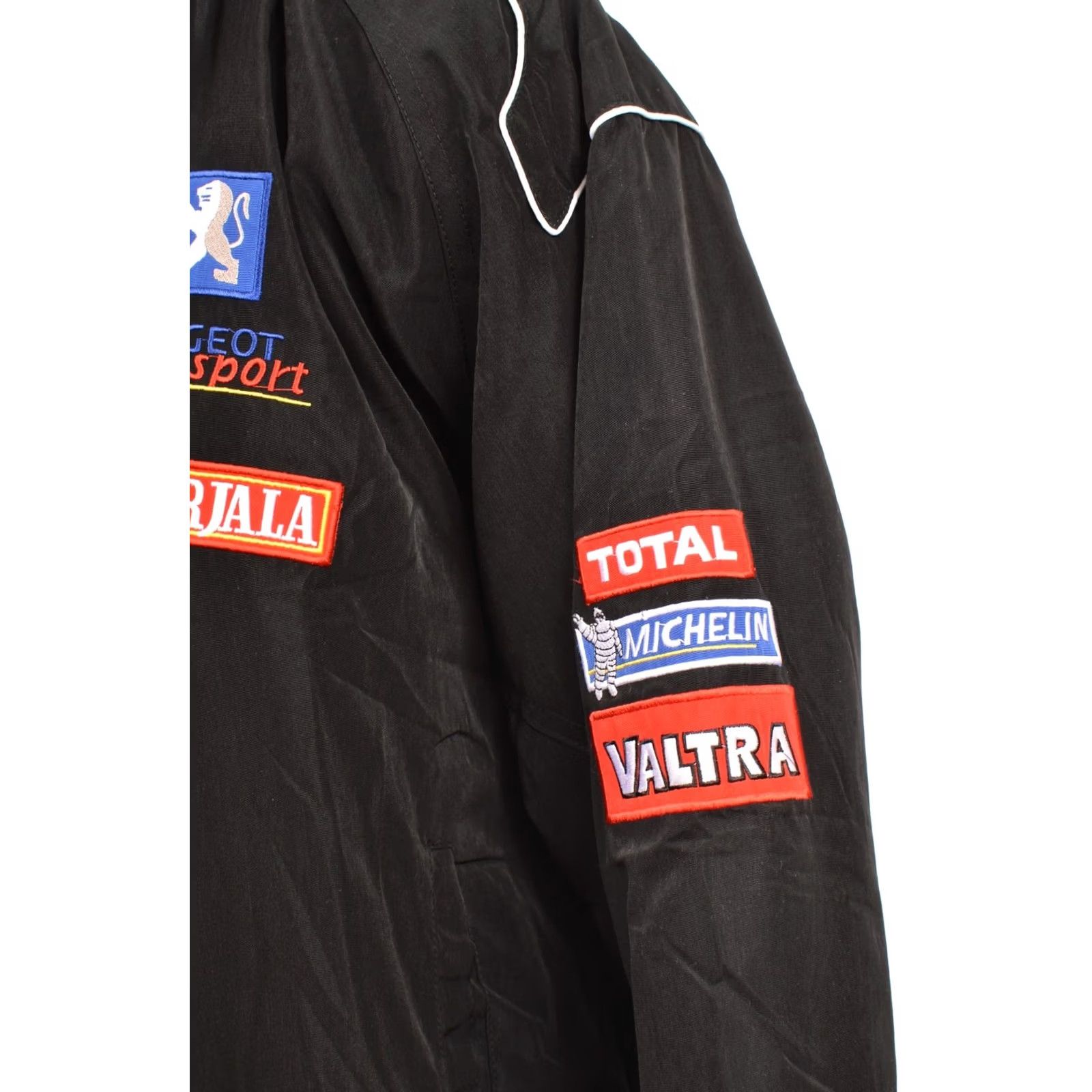 Vintage World Rally Car Peugeot Sport Vintage Racing Jacket XL Men Black Bomber Jacket Size US XL / EU 56 / 4 - 3 Thumbnail