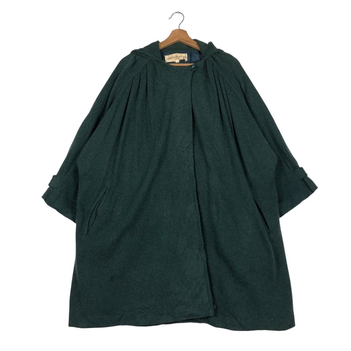 Designer 📌Vintage Long Jacket Oversized Christian Aujard Paris Size US M / EU 48-50 / 2 - 2 Thumbnail