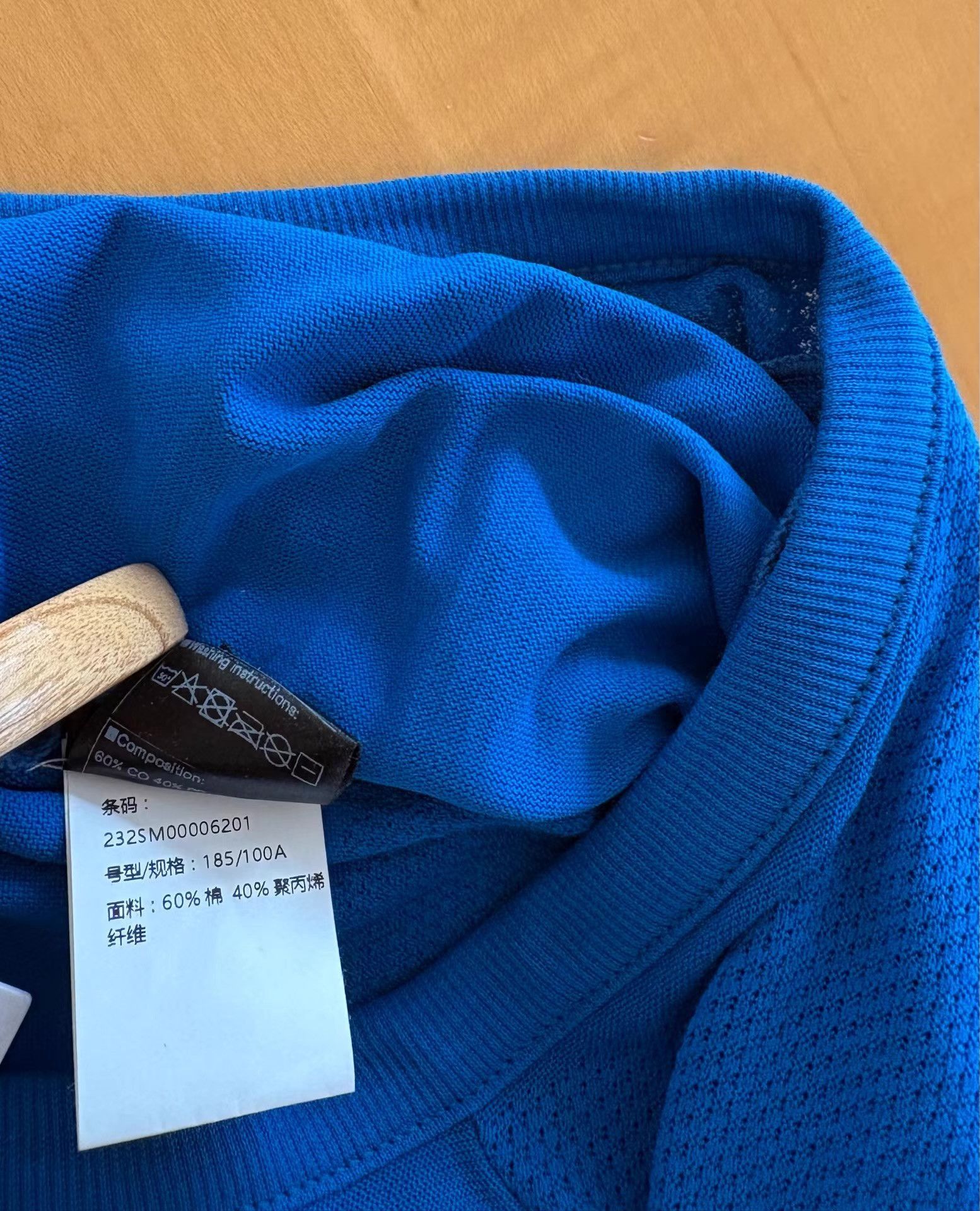 ROA Blue Long Sleeve Crew Neck Shirt XXL Size US XXL / EU 58 / 5 - 9 Thumbnail