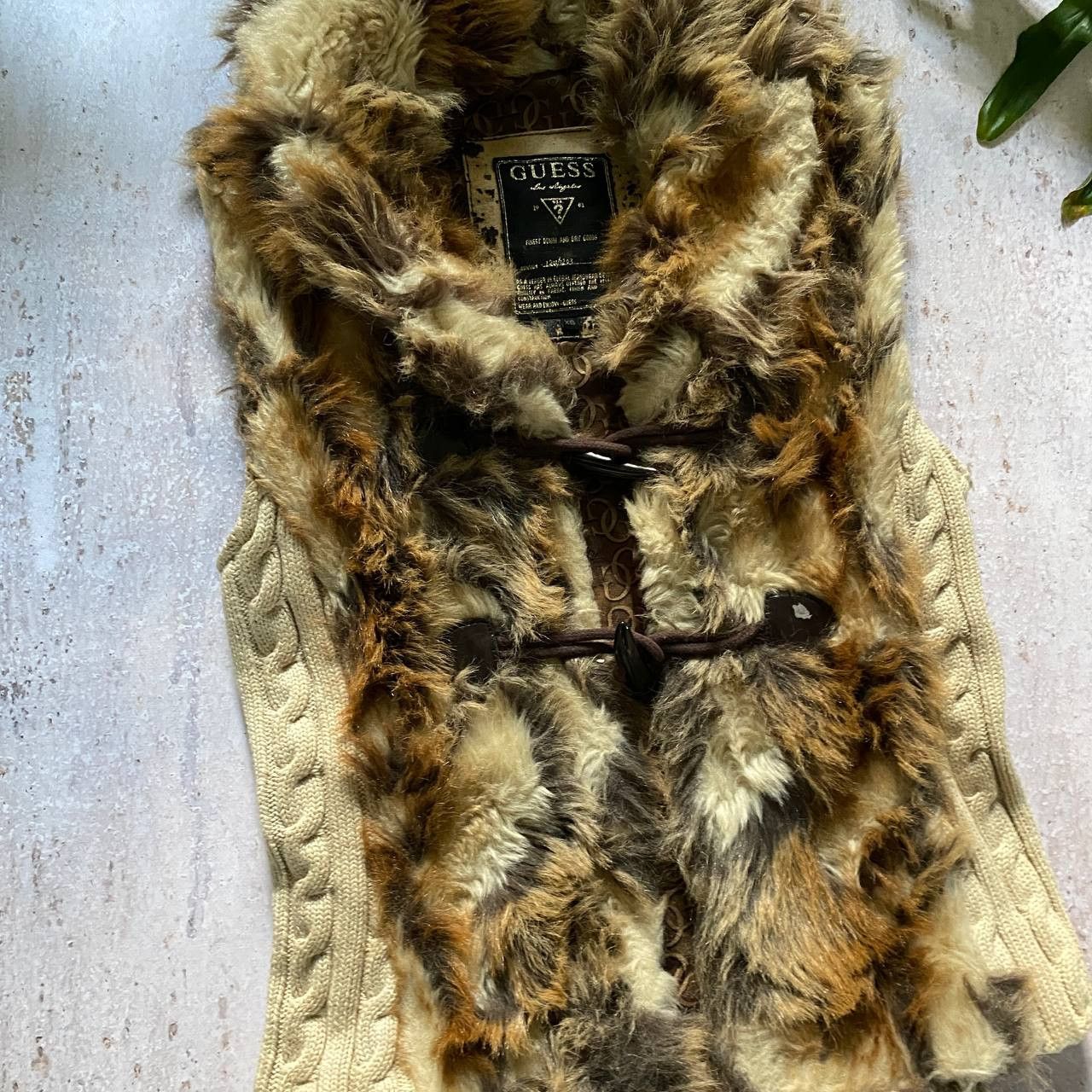 Guess × Seditionaries × Vintage VINTAGE Y2K GUESS GLAMOUR FUR VEST RARE Size XS / US 0-2 / IT 36-38 - 4 Thumbnail