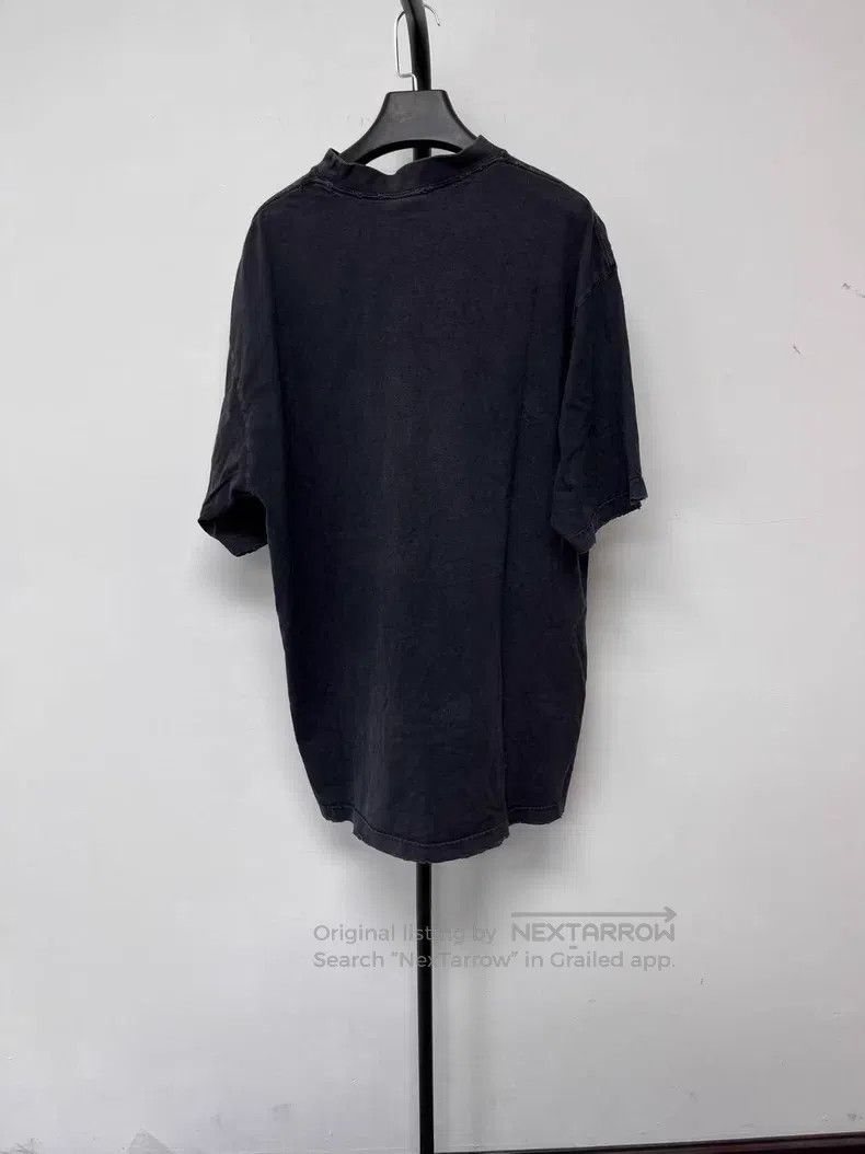 Balenciaga Balenciaga Logo Printed Round Neck Short Sleeve T-Shirt Size US L / EU 52-54 / 3 - 2 Thumbnail