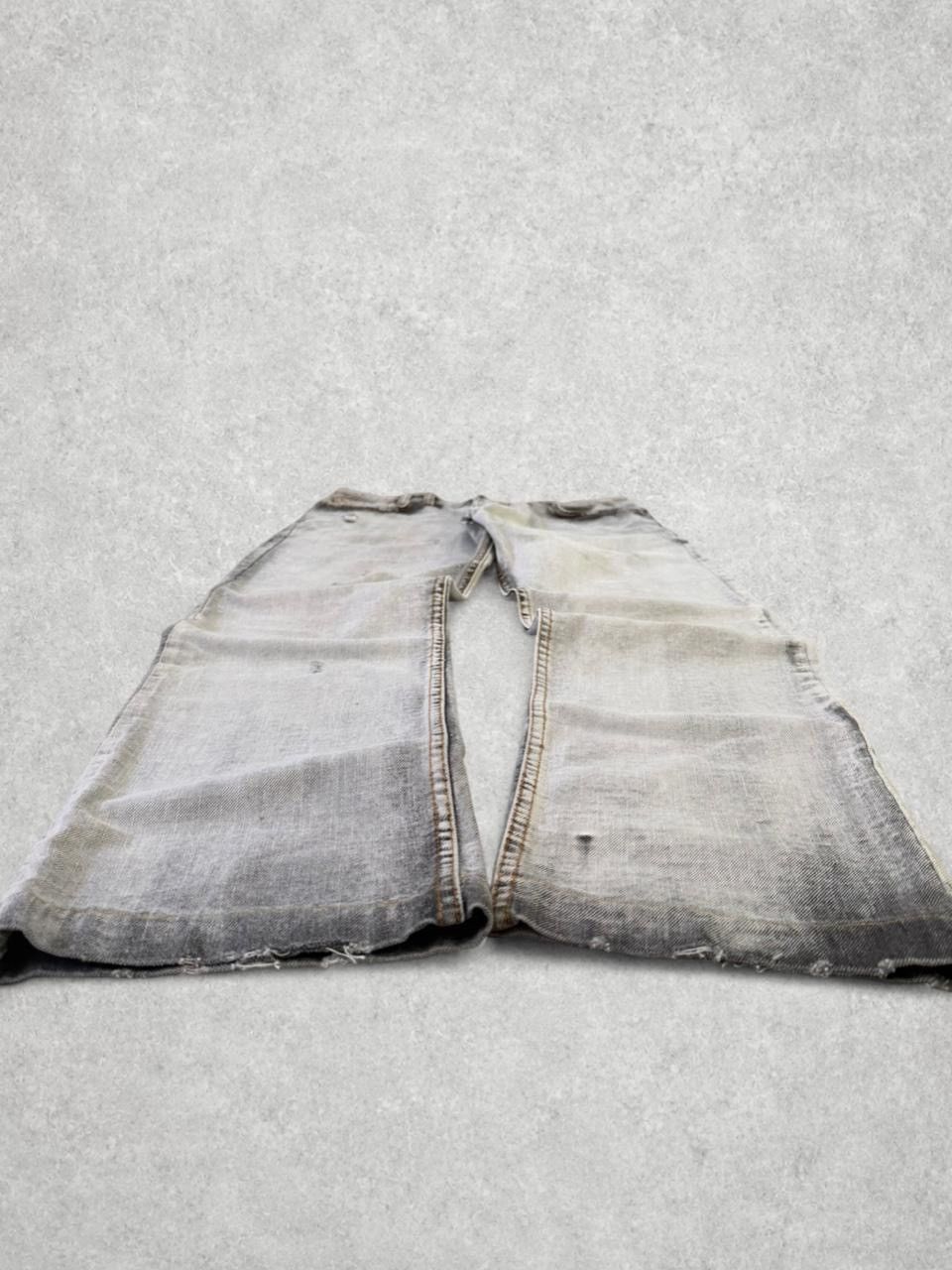 Just Cavalli 2000s Just Cavalli Black And Grey Jeans Size US 33 - 2 Thumbnail