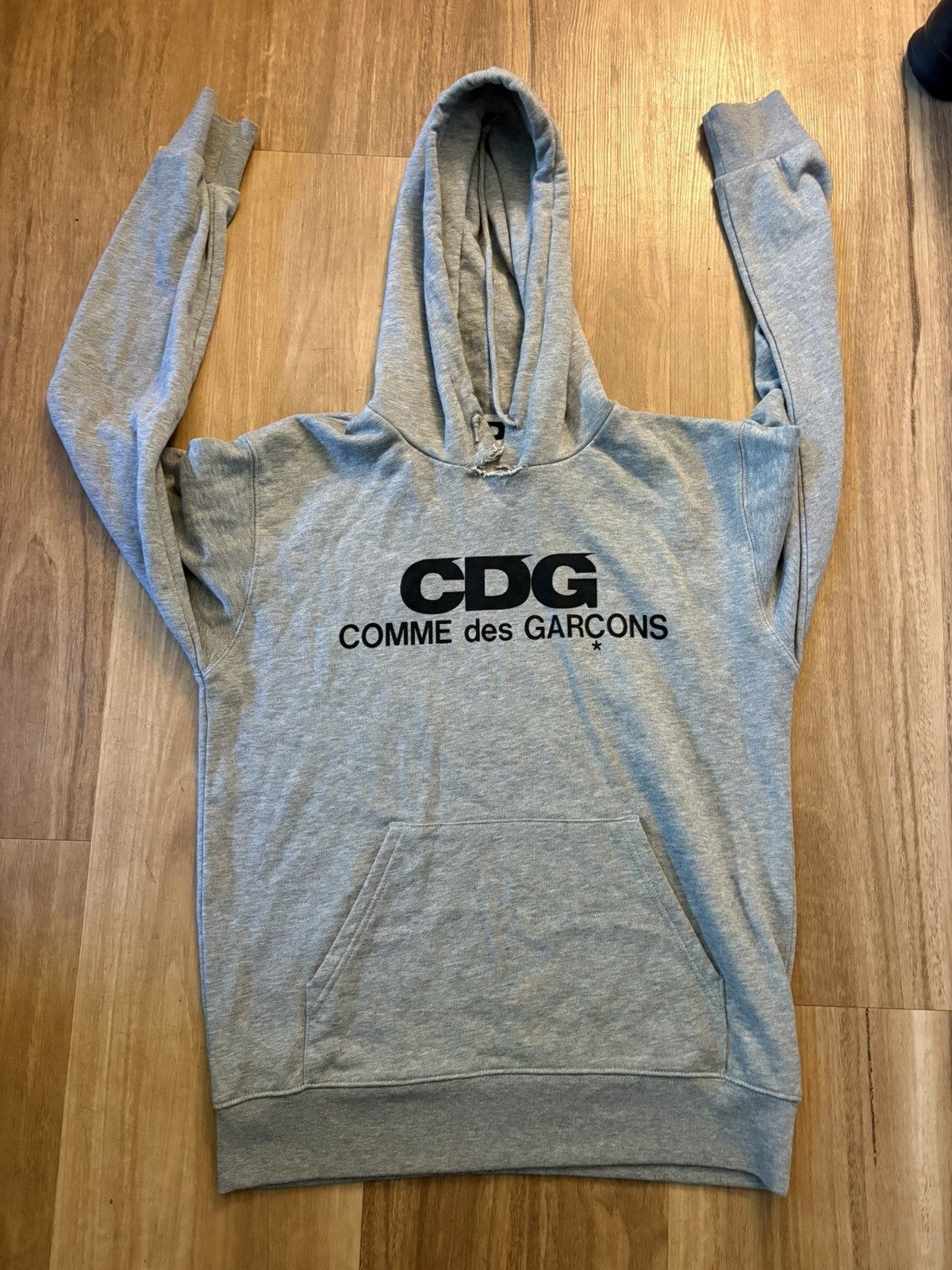 CDG by Comme des Garcons CDG GREY HOODIE Size US L / EU 52-54 / 3 - 1 Thumbnail