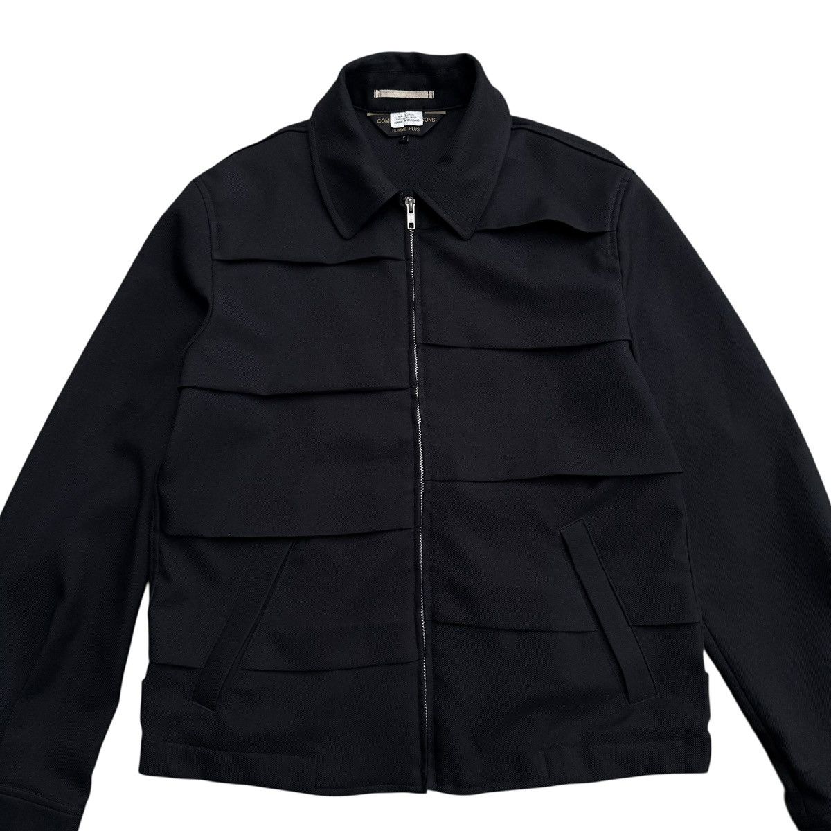 Comme des Garcons Homme Plus Comme des Garcons Homme Plus Garment Treated Layered Zip Jac Size US S / EU 44-46 / 1 - 2 Thumbnail
