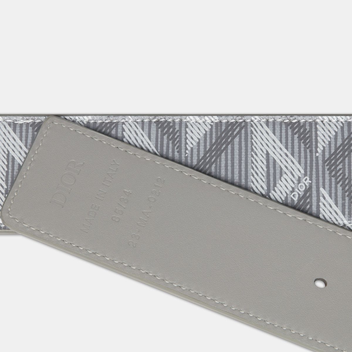 Dior o1bcso1str0126 Size: OS/Reversible Belt Strap in Grey Size ONE SIZE - 4 Thumbnail
