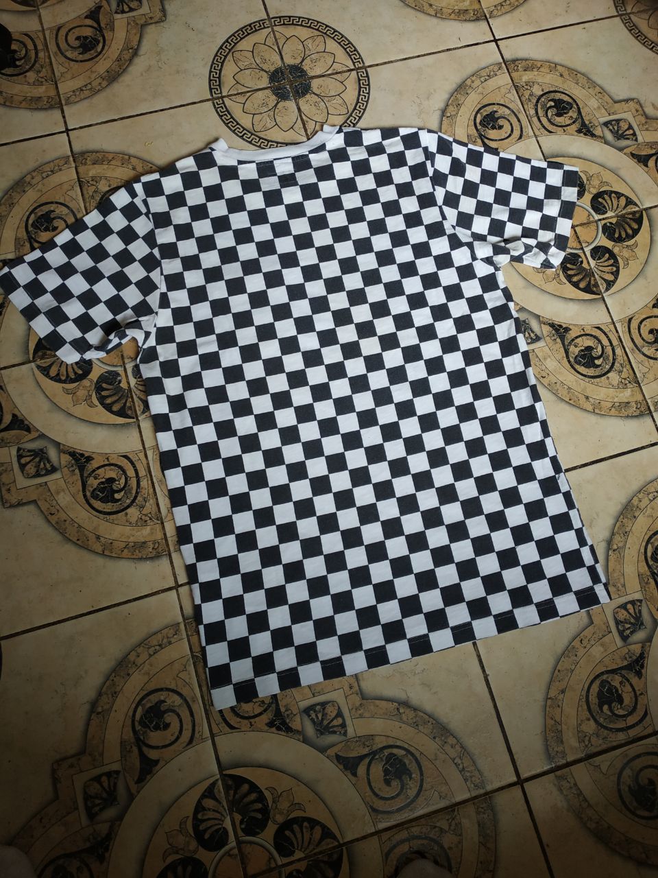 Supreme Supreme Checkerboard Pocket Tee Black/White Small Box Logo Size US M / EU 48-50 / 2 - 11 Thumbnail