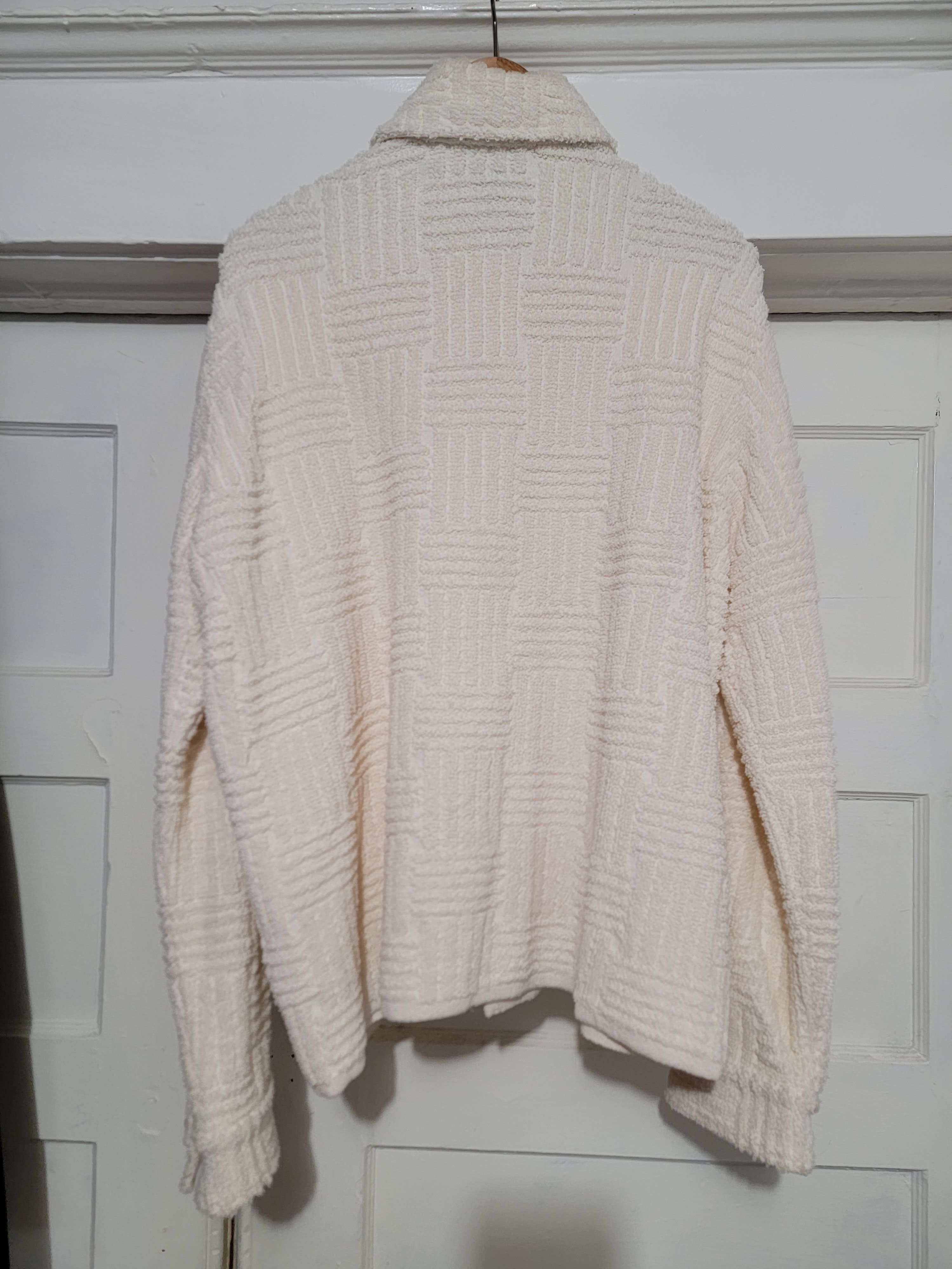 Bottega Veneta Bottega Veneta CREAM Towel Toweling Overshirt Size US L / EU 52-54 / 3 - 2 Thumbnail