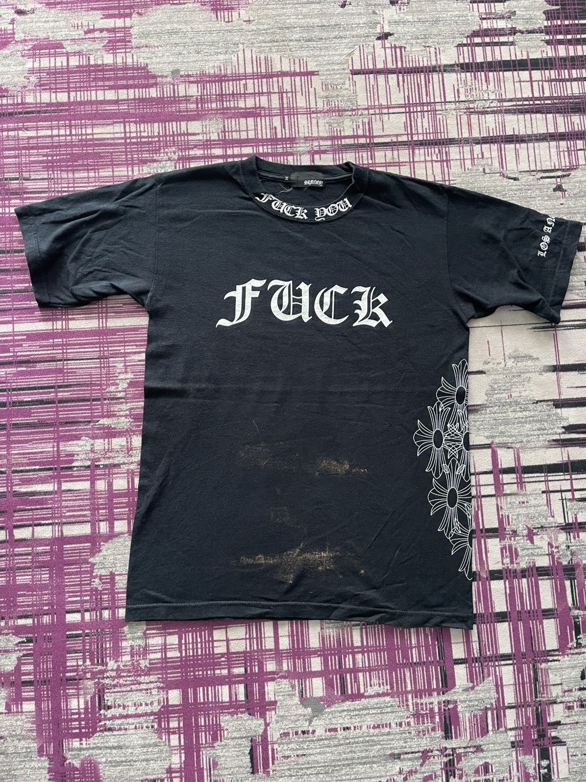 Japanese Brand VINTAGE SLANGD FUCK YOU GRAPHIC TEE VERY RARE Size US M / EU 48-50 / 2 - 1 Thumbnail
