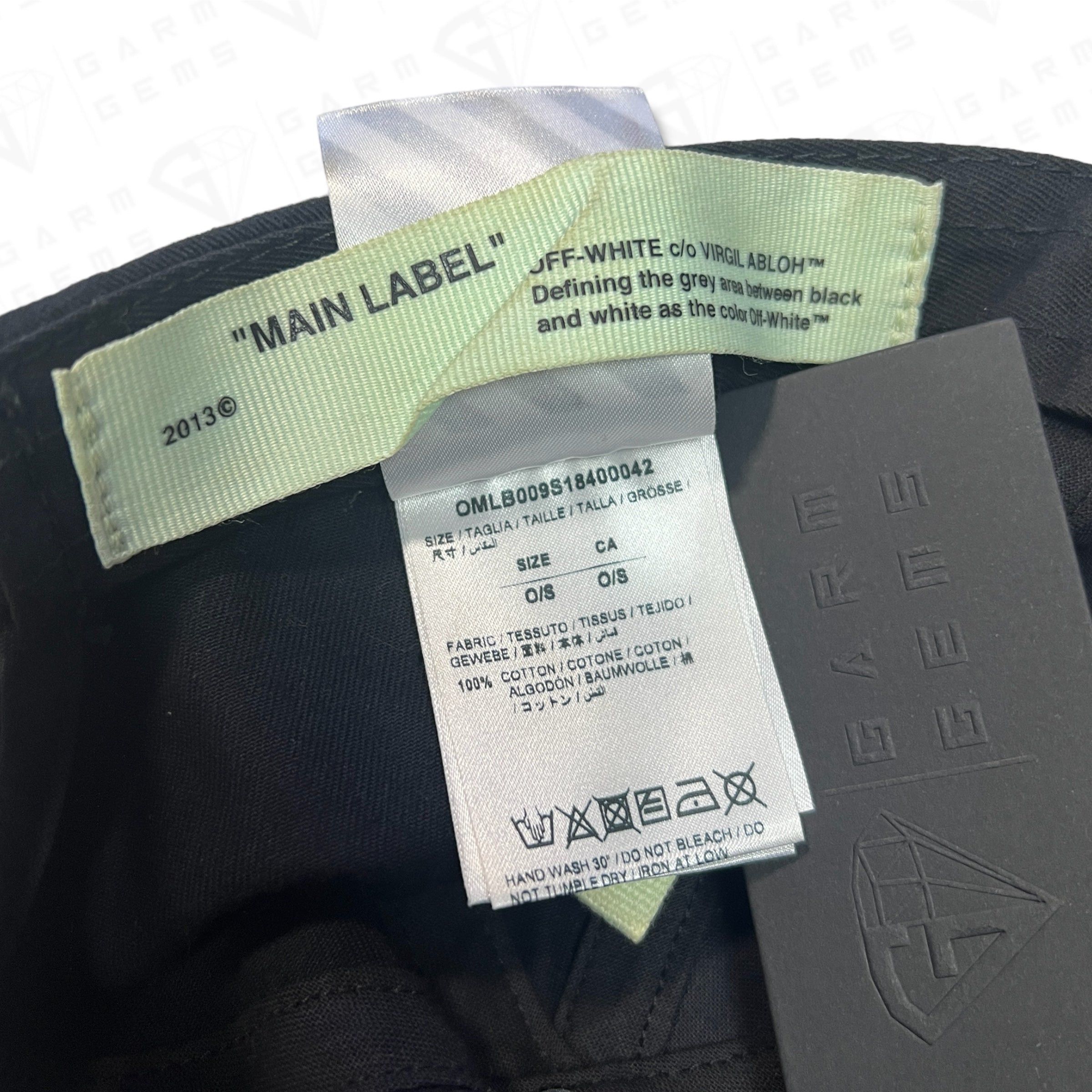 Off-White Off-White Rubber Logo Cap Size ONE SIZE - 7 Thumbnail