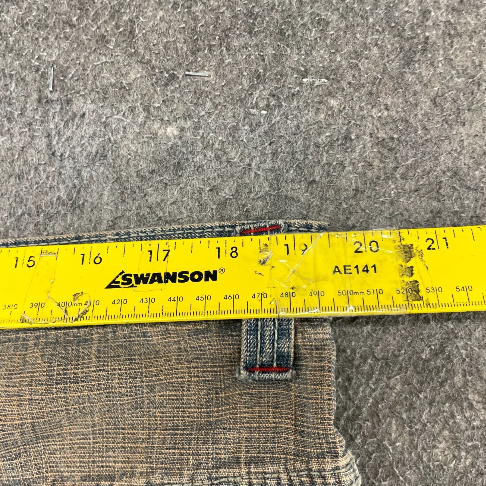 Vintage VINTAGE Baggy Jean Shorts Mens 38 Blue Patchwork Jorts Wide Leg Medium Wash 90s Size US 38 / EU 54 - 5 Thumbnail