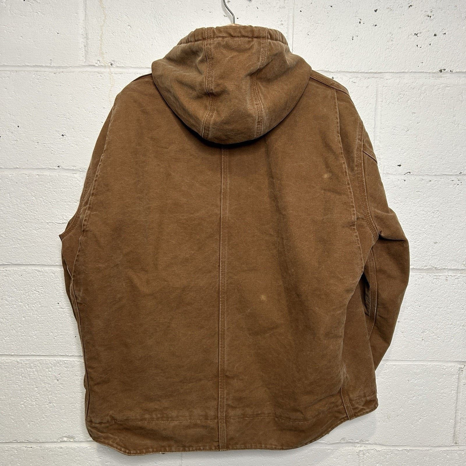 Carhartt Y2K Carhartt Sherpa-Lined Hooded Detroit Jacket “Brown” J141 Size US XL / EU 56 / 4 - 2 Thumbnail
