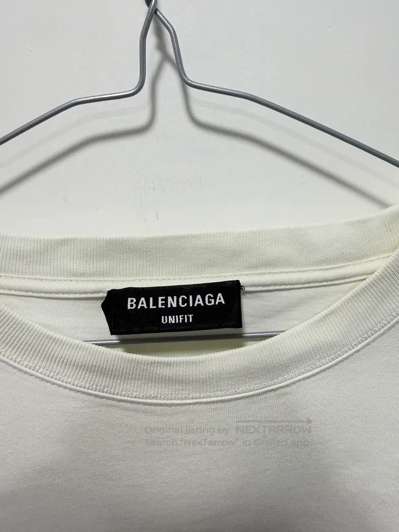 Balenciaga Balenciaga White Eco-Friendly Short Sleeve T-Shirt Size M Size US M / EU 48-50 / 2 - 3 Thumbnail