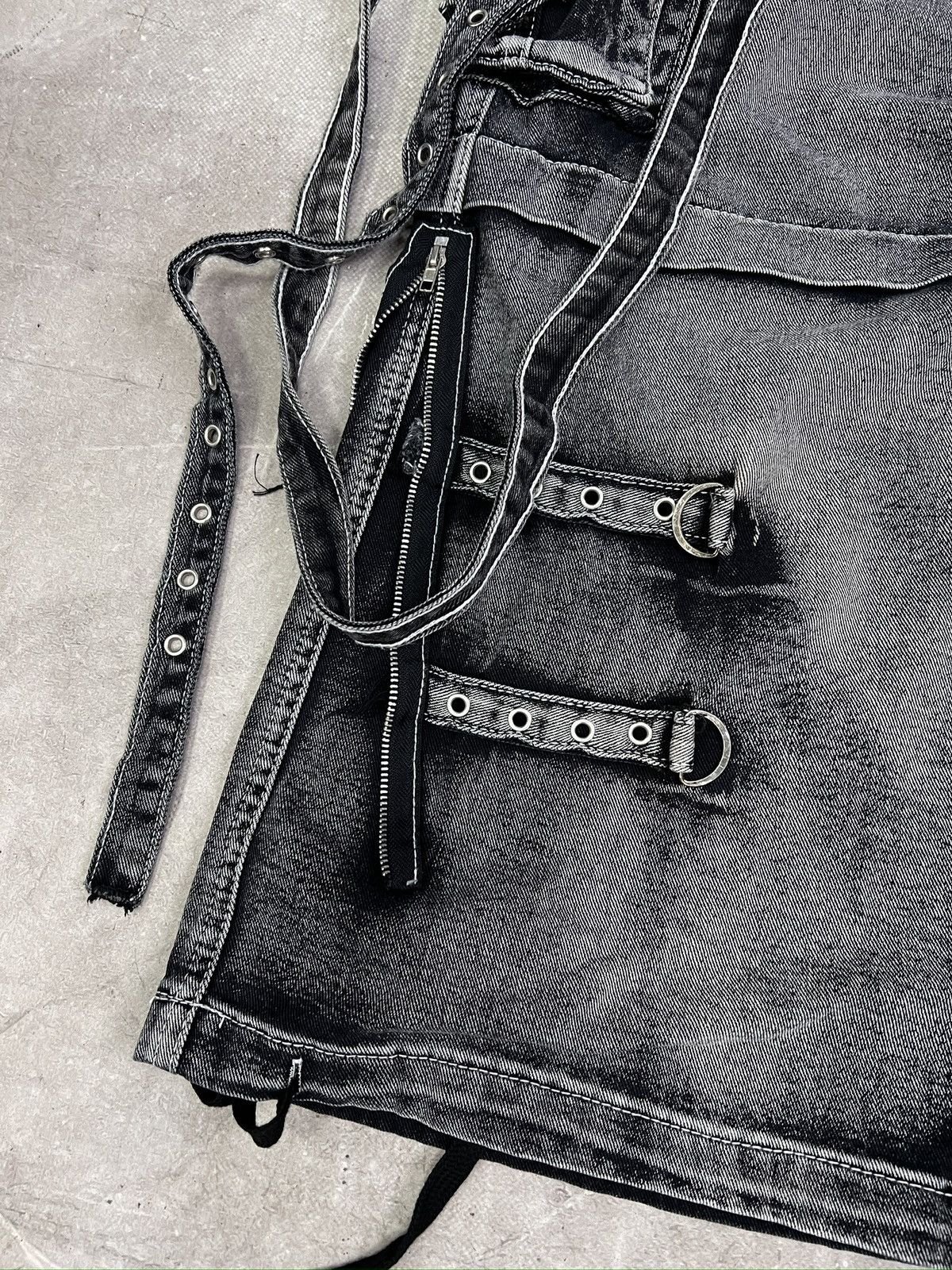 Tripp NYC Gothic bondage diesel style denim distressed jeans y2k Size US 32 / EU 48 - 7 Thumbnail