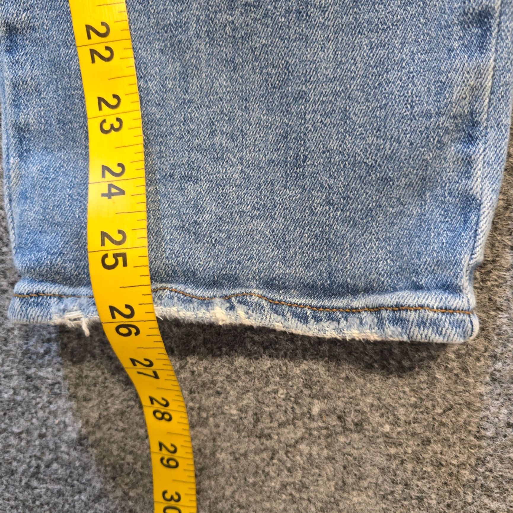 Vintage Universal Standard Jeans Womens Size 8 Blue Donna High Rise Curve Straight Leg Shirt? Size 30" / US 8 / IT 44 - 7 Thumbnail