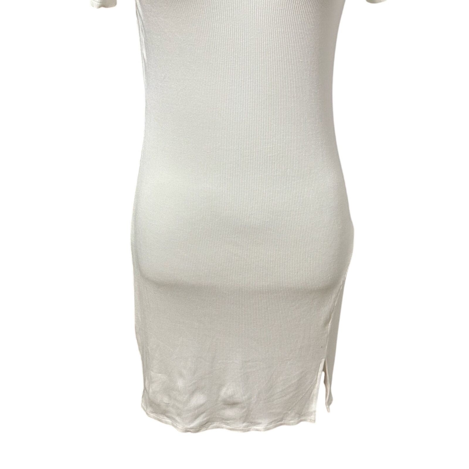 BP. BP. Sheath Dress Midi Length Stretchable White Womens M NWOT Size M / US 6-8 / IT 42-44 - 3 Thumbnail