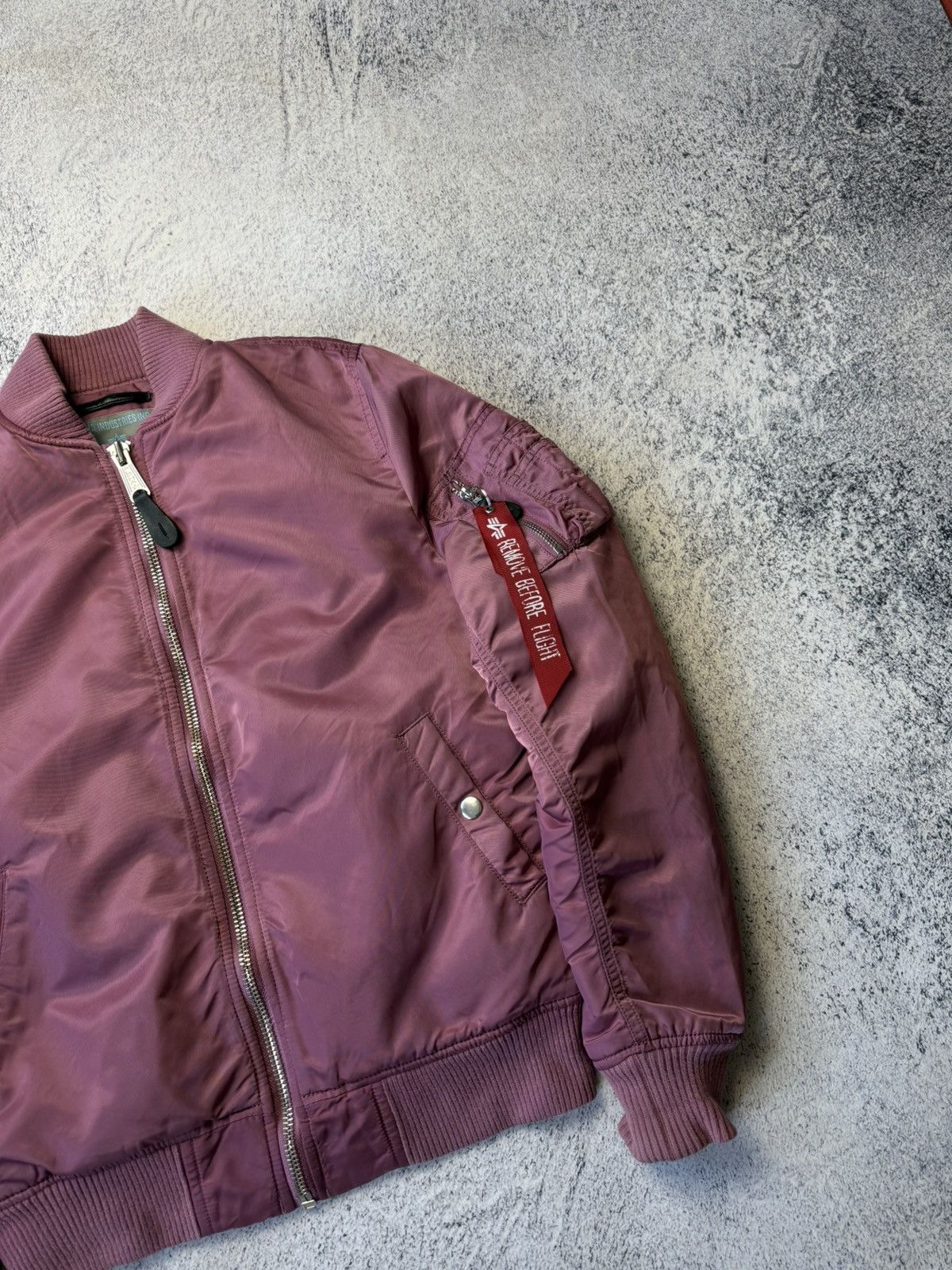 Alpha Industries Vintage Alpha Industries Bomber Jacket MA1 USA Size M / US 6-8 / IT 42-44 - 4 Thumbnail