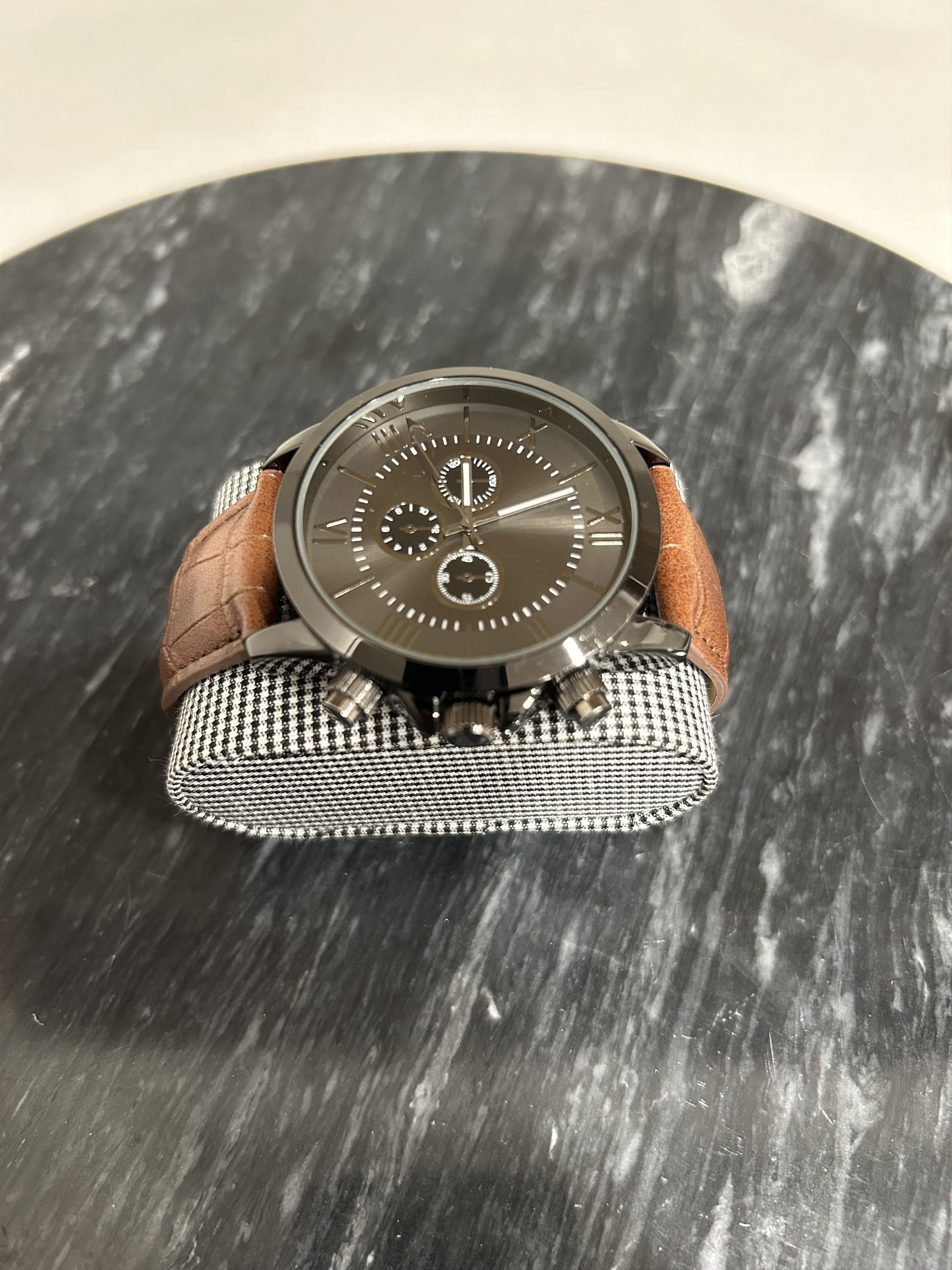 Fossil Men's Fossil Watch (Brown Leather) Size ONE SIZE - 6 Thumbnail
