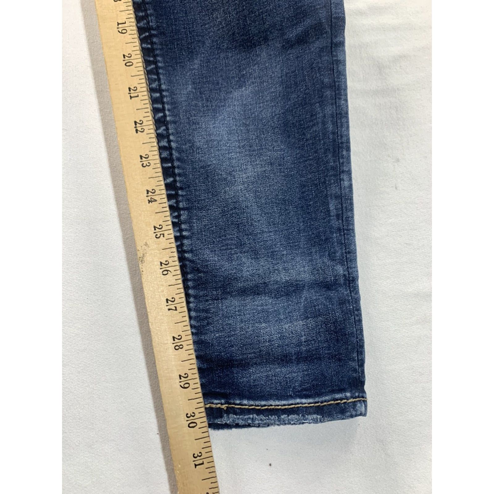 Silver Jeans Co. Silver Suki Mid Straight Jeans Womens 32x30 Dark Wash Stretch Fluid Denim Size 24" / US 00 / IT 34 - 6 Thumbnail