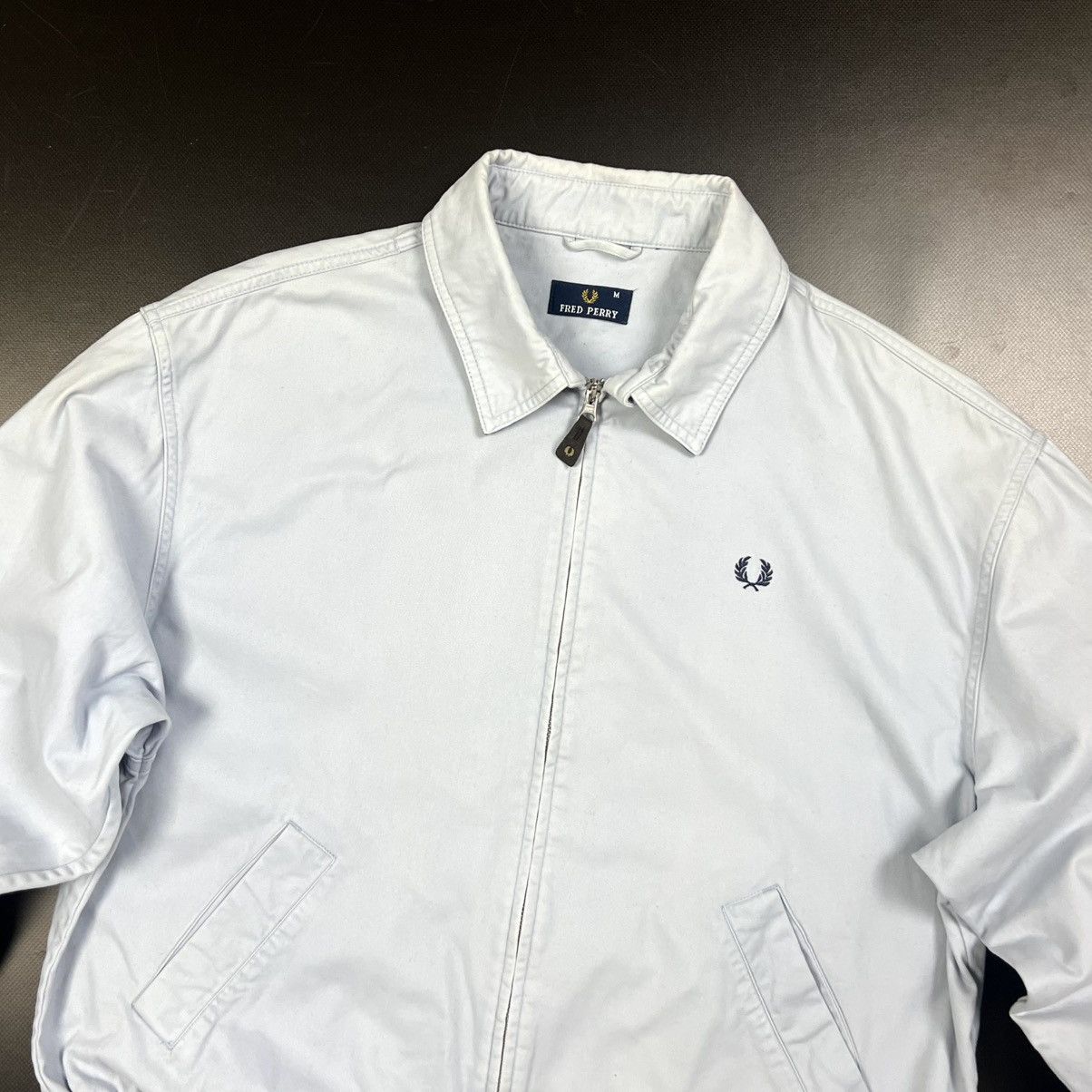 Fred Perry × Vintage Vintage Fred Perry Blue y2k Zip Overshirt Jacket Size M Size US M / EU 48-50 / 2 - 4 Thumbnail