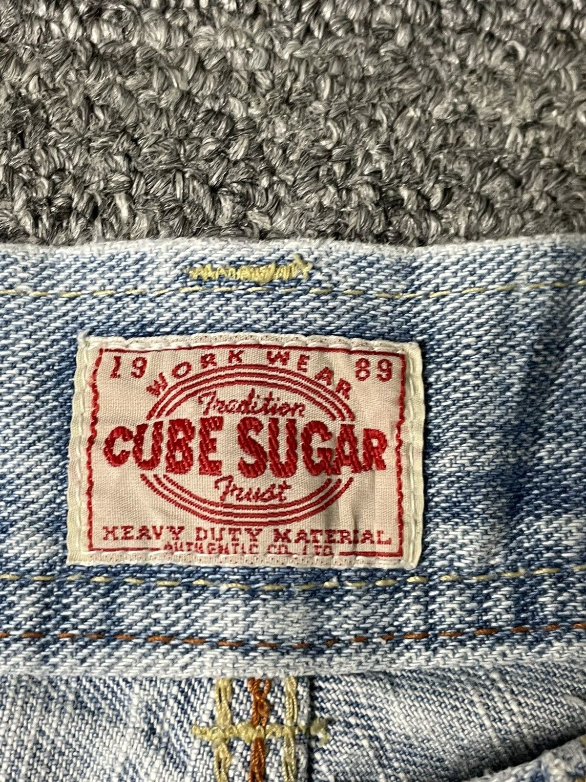 Japanese Brand Cube Sugar Brand Denim Midi Skirt (66) Size 27" / US 4 / IT 40 - 6 Thumbnail