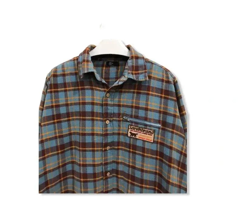 Flannel × Vintage Vintage Sarah Brand Plaid Tartan Flannel Shirt 👕 Size US L / EU 52-54 / 3 - 2 Thumbnail