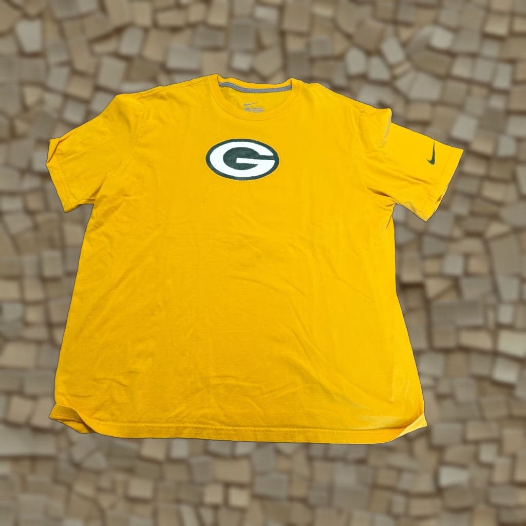 Nike Nike Shirt Women's XXL Yellow/Green/White Wisconsin Green Bay Packers Size XXL / US 16-18 / IT 52-54 - 1 Thumbnail